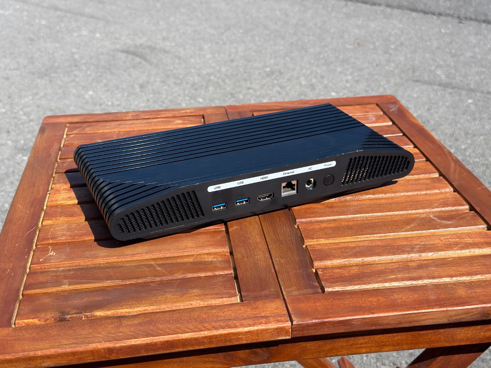 Atari VCS 800 black walnut game console
