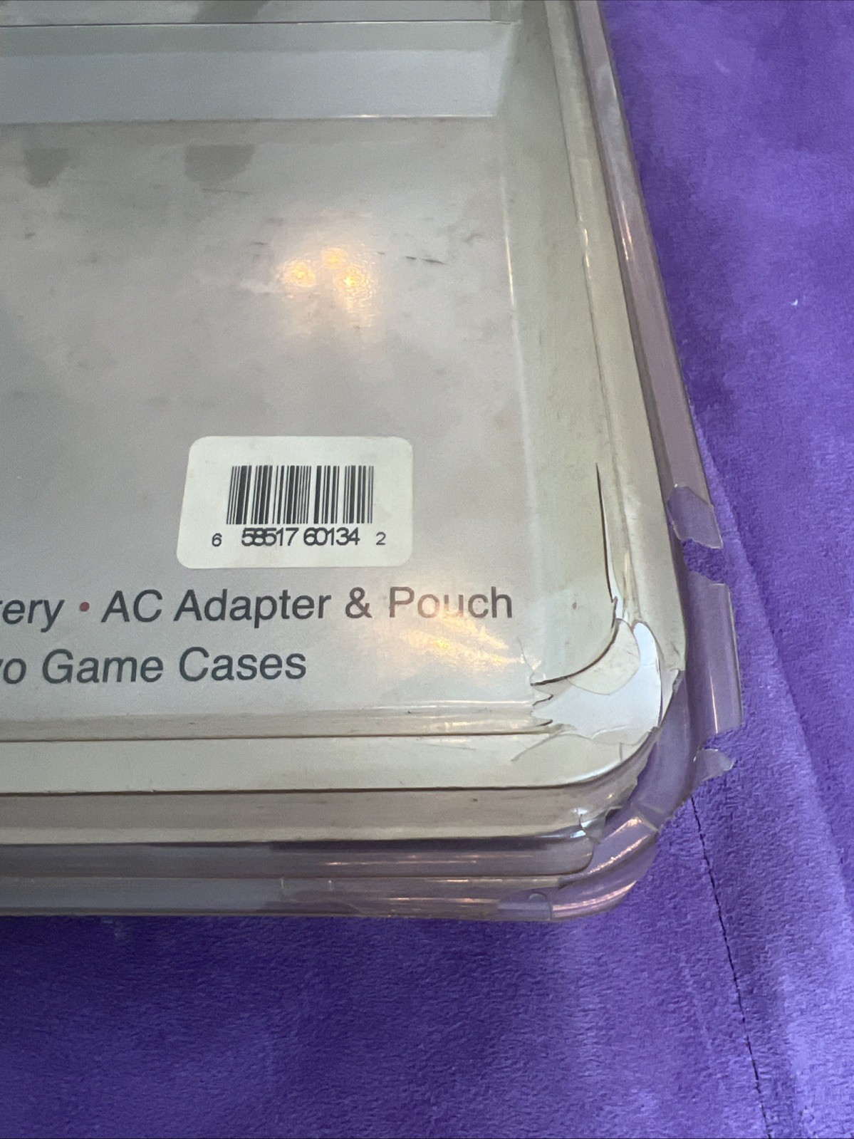Nintendo Game Boy Micro Silver Handheld System+Accessories Bundle Crash New