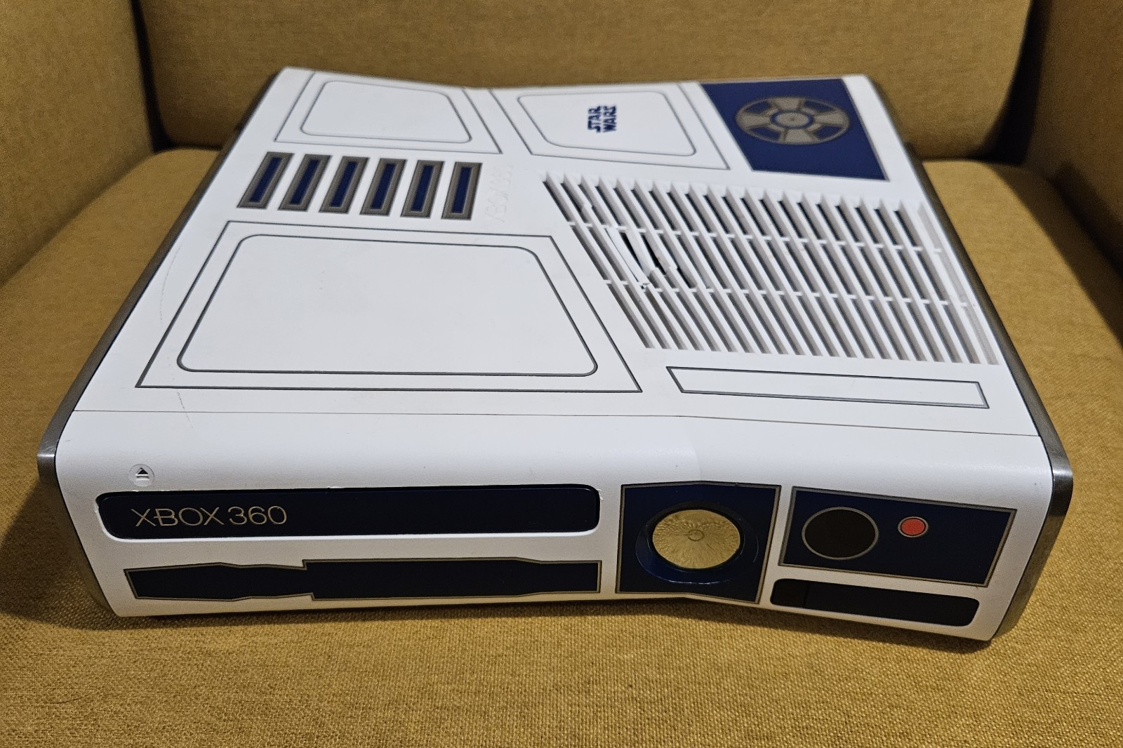 Xbox 360 R2D2 Star Wars Limited Edition Slim Model -PARTS ONLY- UNTESTED
