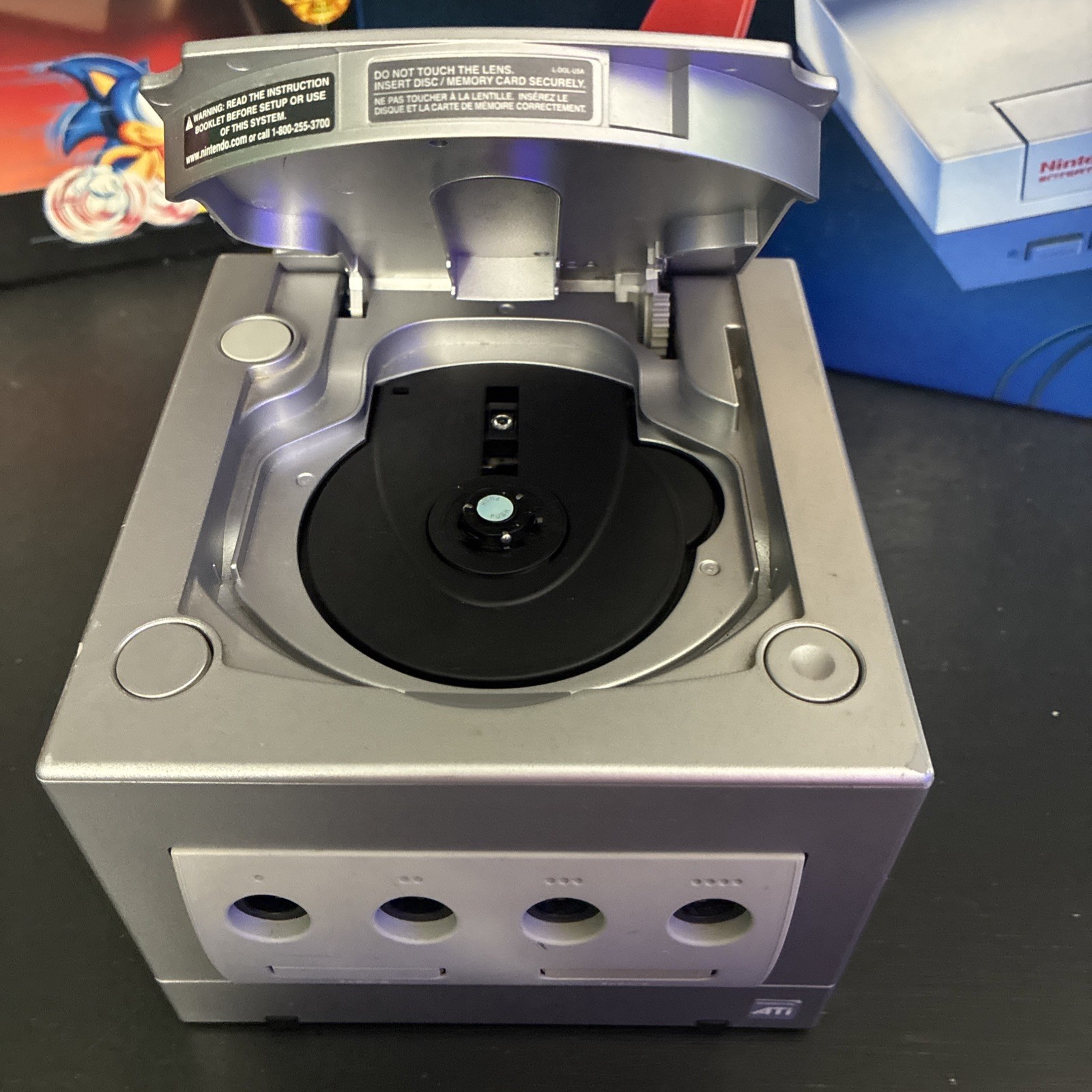 Nintendo GameCube Platinum Silver DOL-101 USA | Console Only – Tested