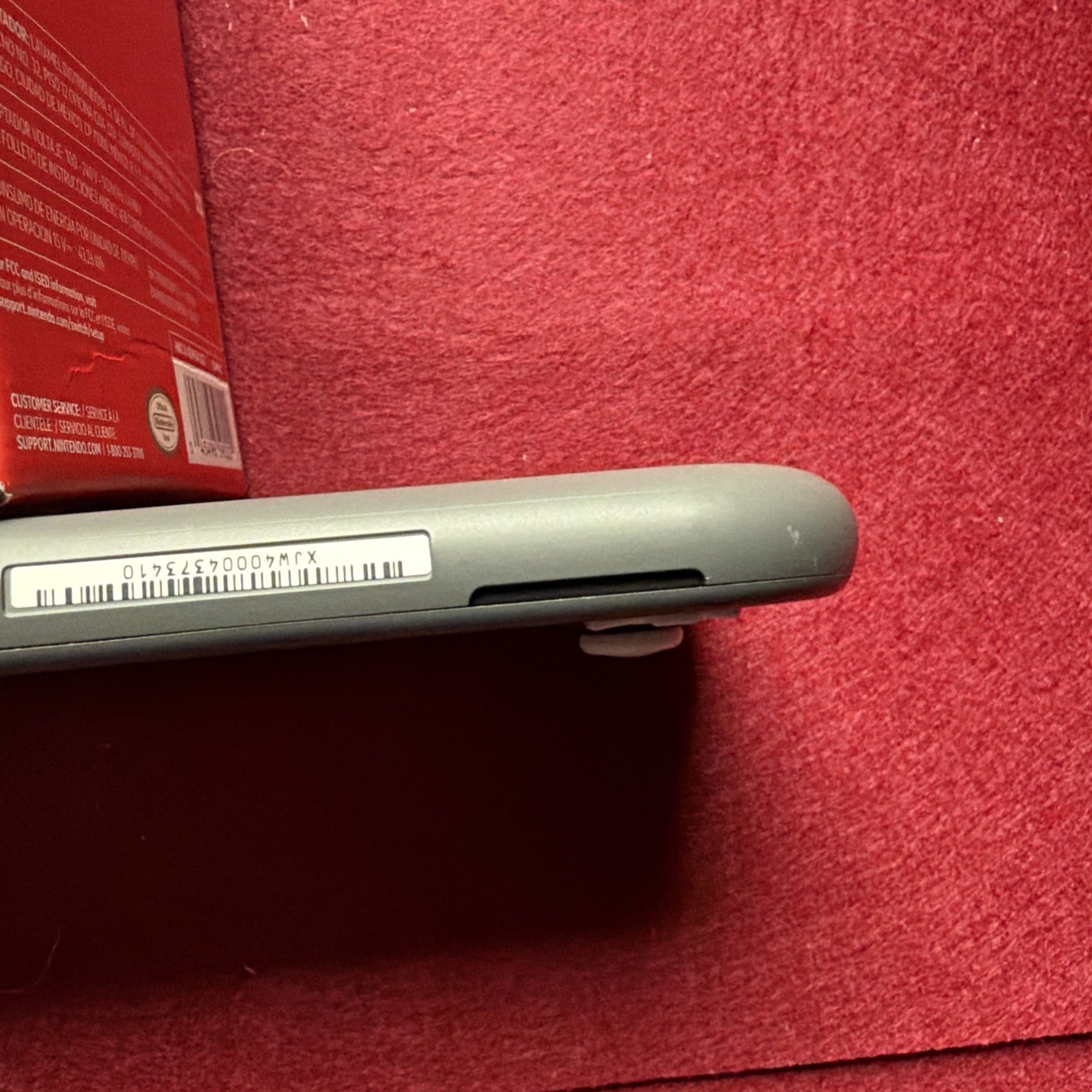 Nintendo Switch Lite Gray Handheld Console With Charger Tested And Working
