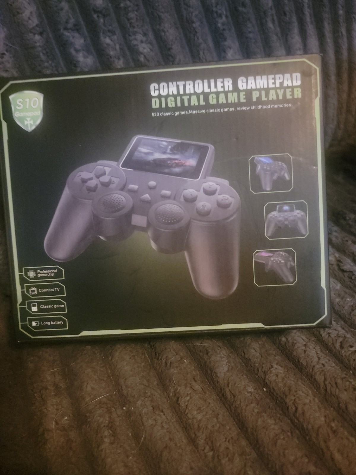 S10 Retro Handheld Game Console Controller Built-In 520 Games TV Output New