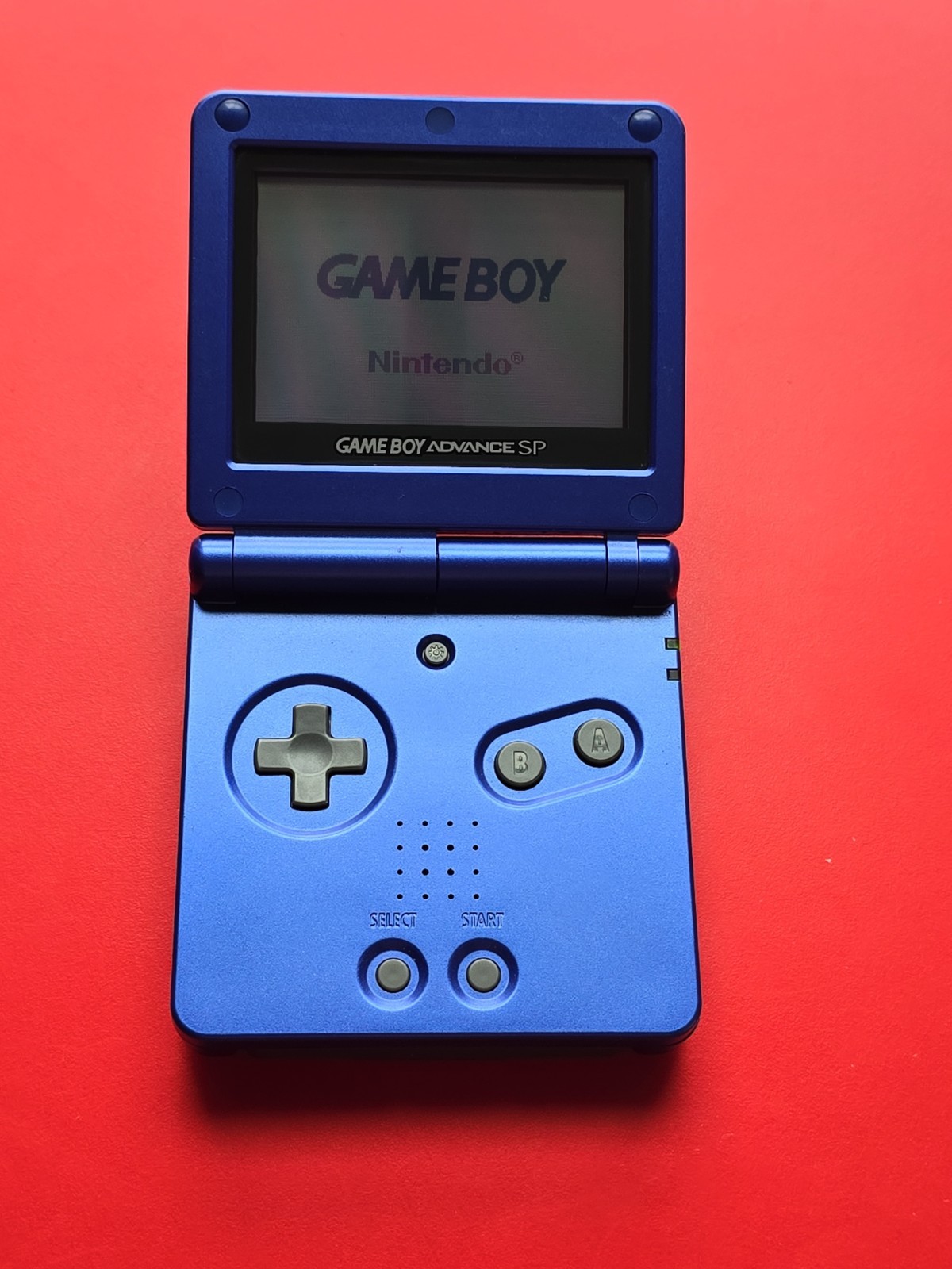 Game Boy Advance SP Handheld System Cobalt Blue AGS 001 No Charger OEM Works