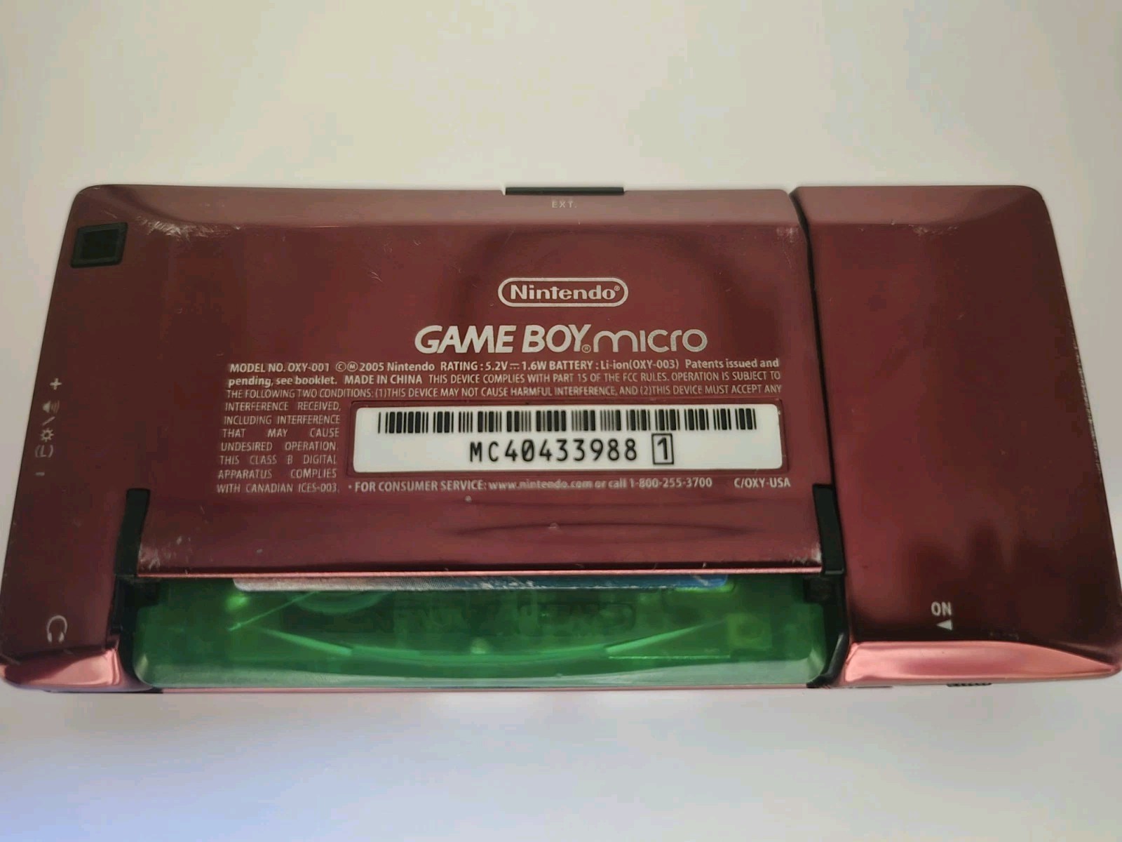 Nintendo Game Boy Micro – 20th Anniversary Edition Handheld System – Gold/Red