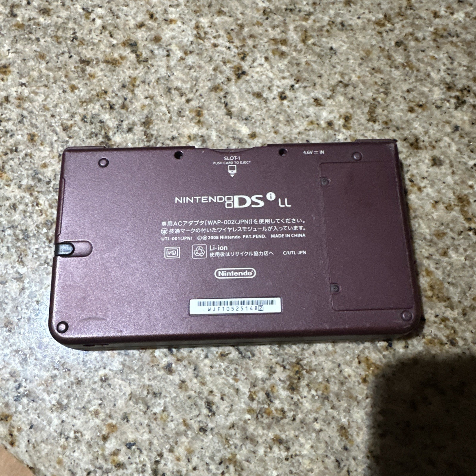 DSI XL Maroon Game Console with Games