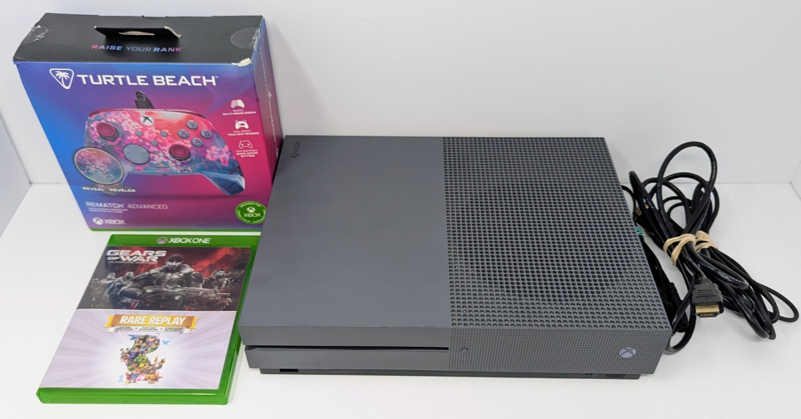 Xbox One S Storm Grey 500 GB Limited Edition Console Bundle w/ Rare Replay!