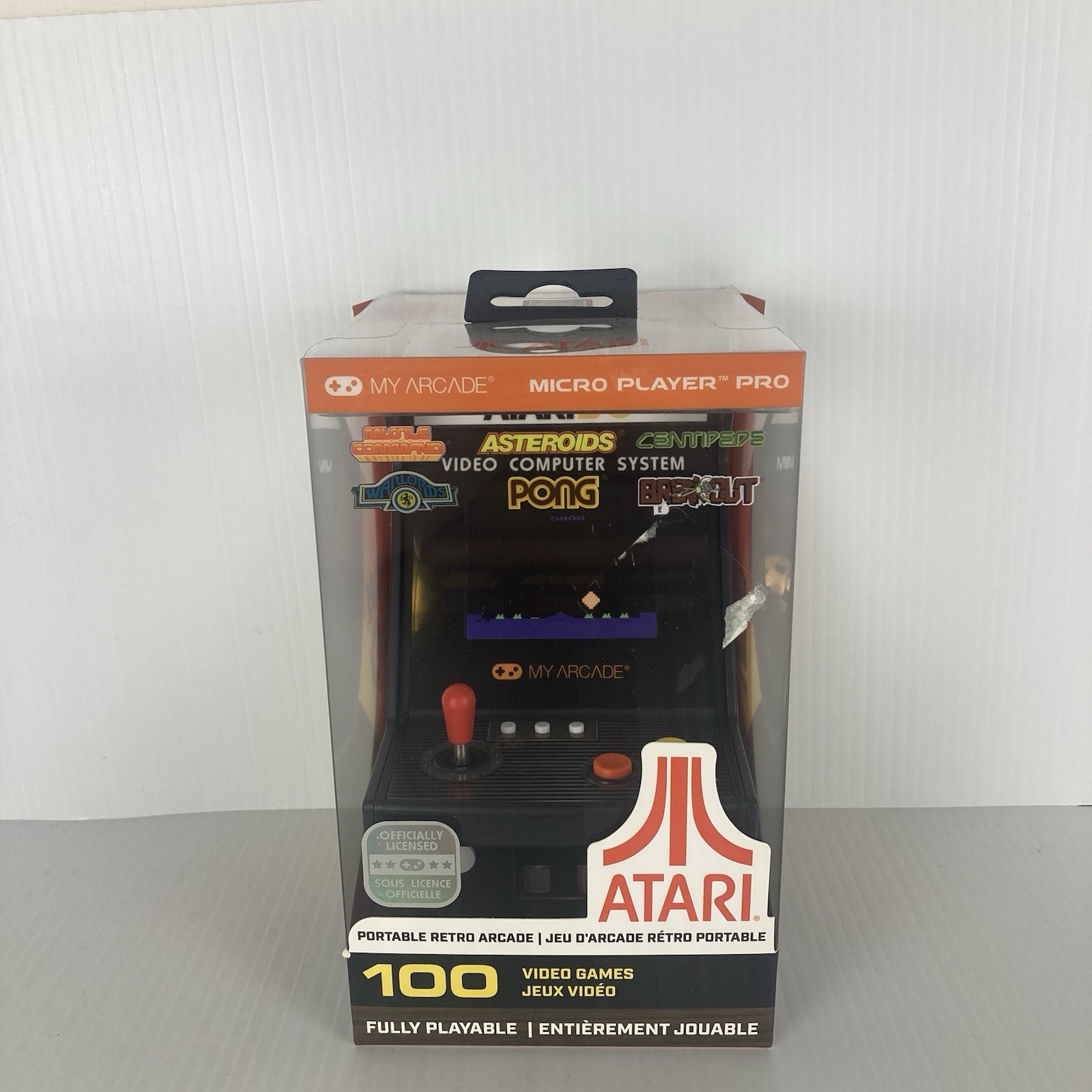 Atari Retro Arcade 6.75″ Micro Player Pro – Inc 100 Games – Sealed-Free Post