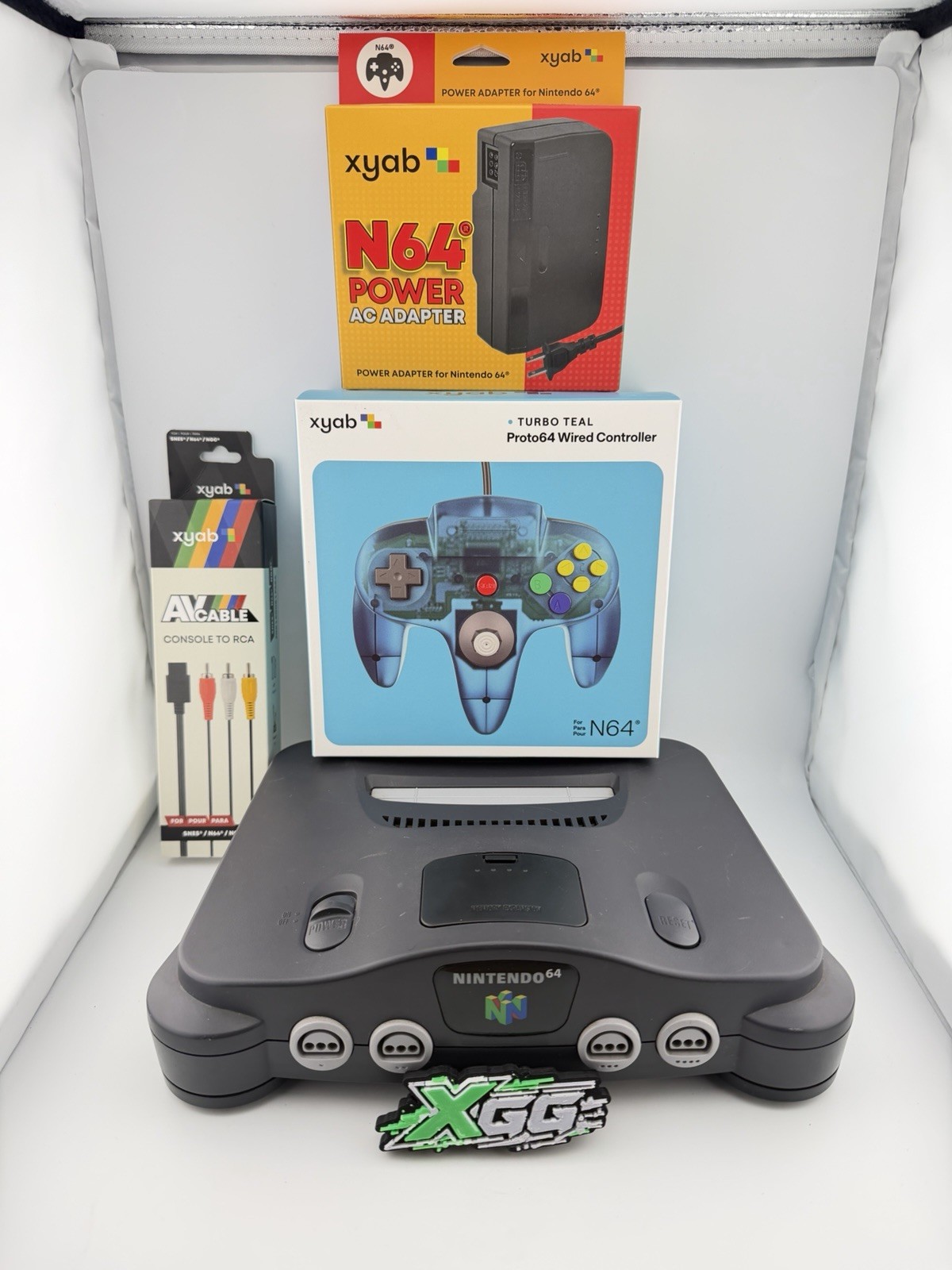 Nintendo 64 N64 Console Bundle W/ Controller, AV & Power Cable