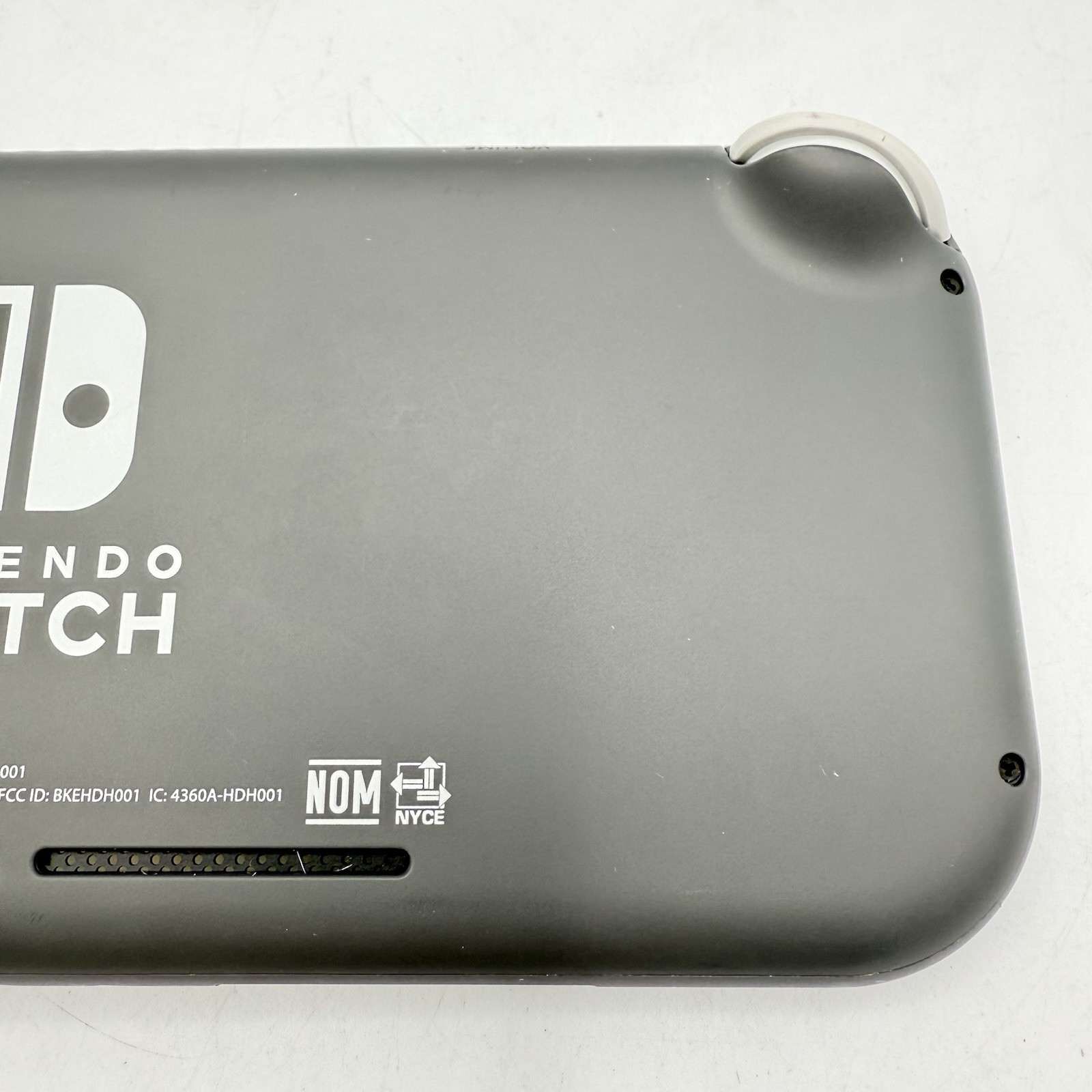 Nintendo Switch Lite HDH-001 Handheld Console 32GB Gray EUC Red Dead Tested