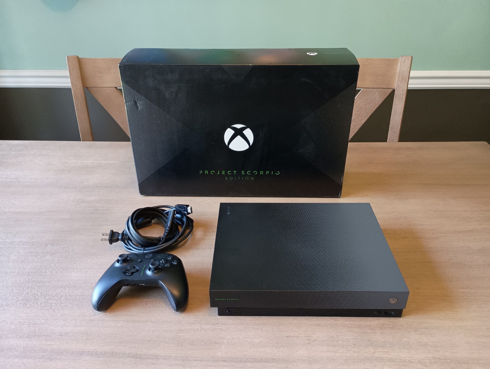 Microsoft Xbox One X Project Scorpio Edition 1TB 4K with Original Controller