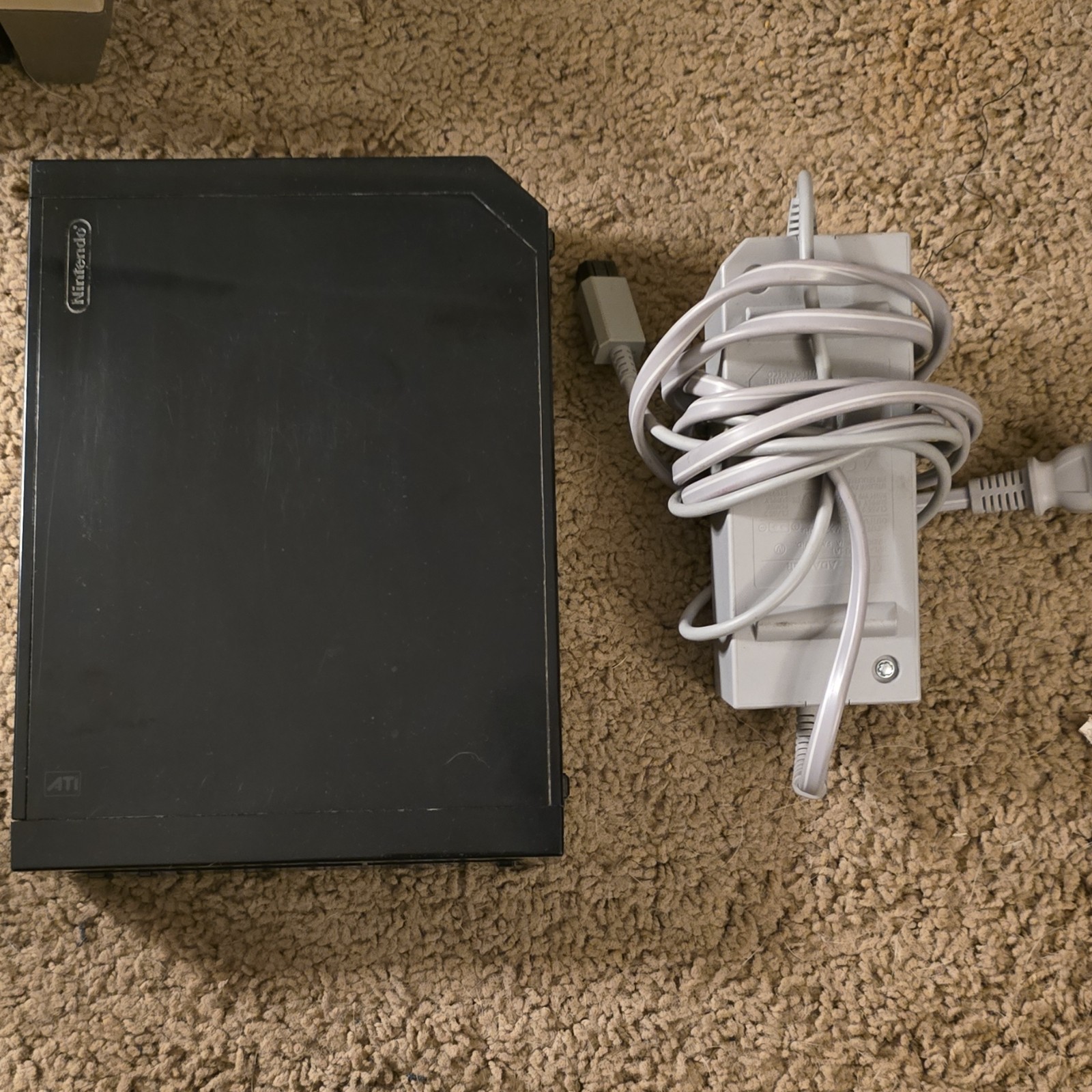 Nintendo Wii RVL-101(USA) Black Wi-Fi 480p USB NTSC-U/C Console MPN RVL-101