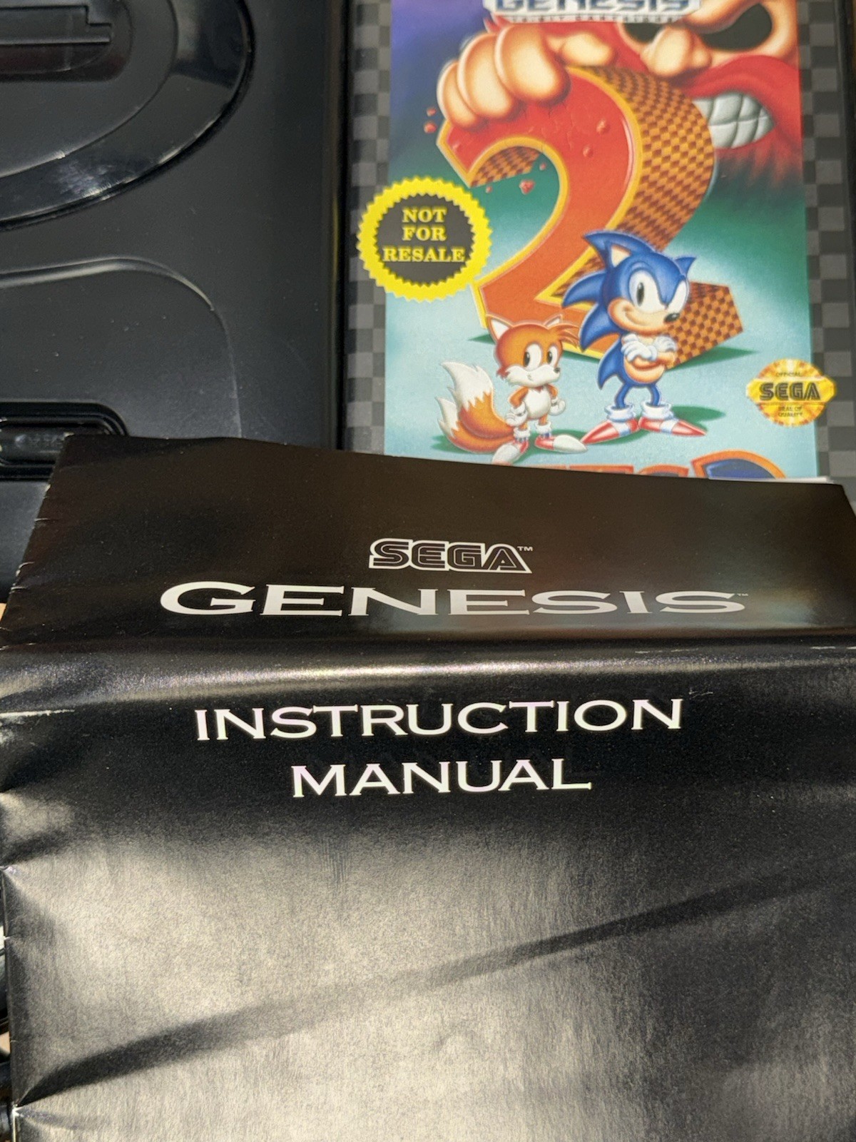 SEGA Genesis Model II System 2 Complete in Original Box Sonic Included & TESTED