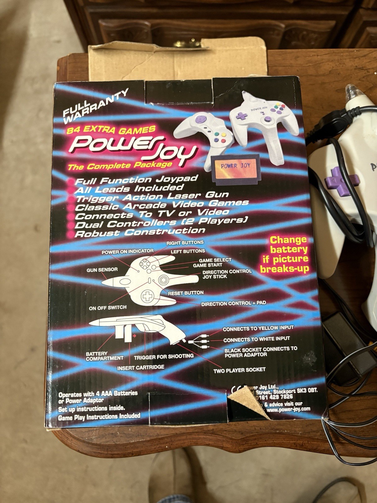 Power Joy Classic TV Game New Limited Edition 84 Extra Games Plug N’ Play