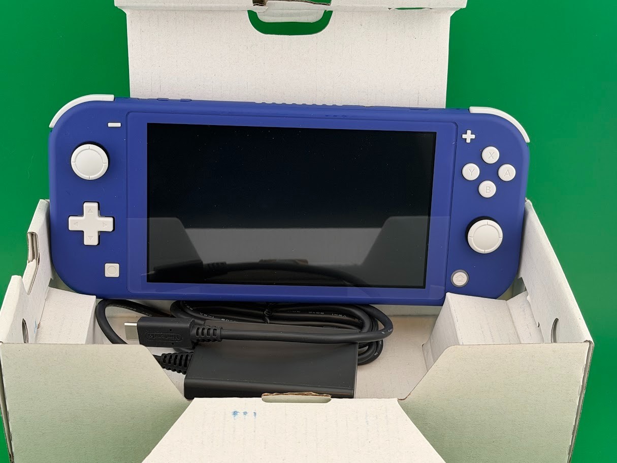 Nintendo Switch Lite Blue 32GB Handheld Console Complete CIB
