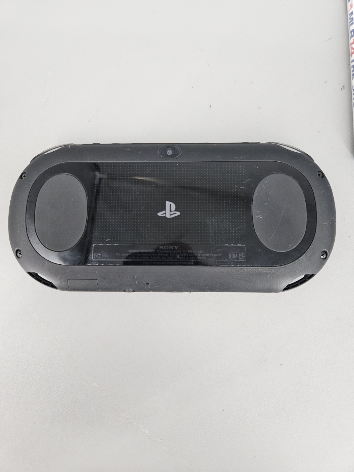 Sony PlayStation Vita Slim PS VITA PCH-2001 Black Console Tested W/ Charger Game