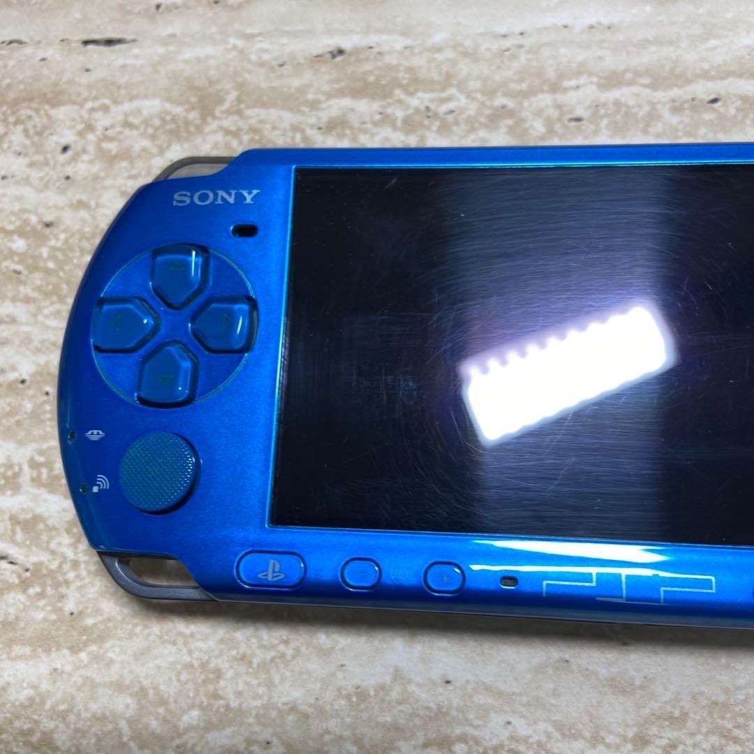 Sony PSP 3000 Vibrant Blue Console Complete Boxed Near Mint Tested 7126