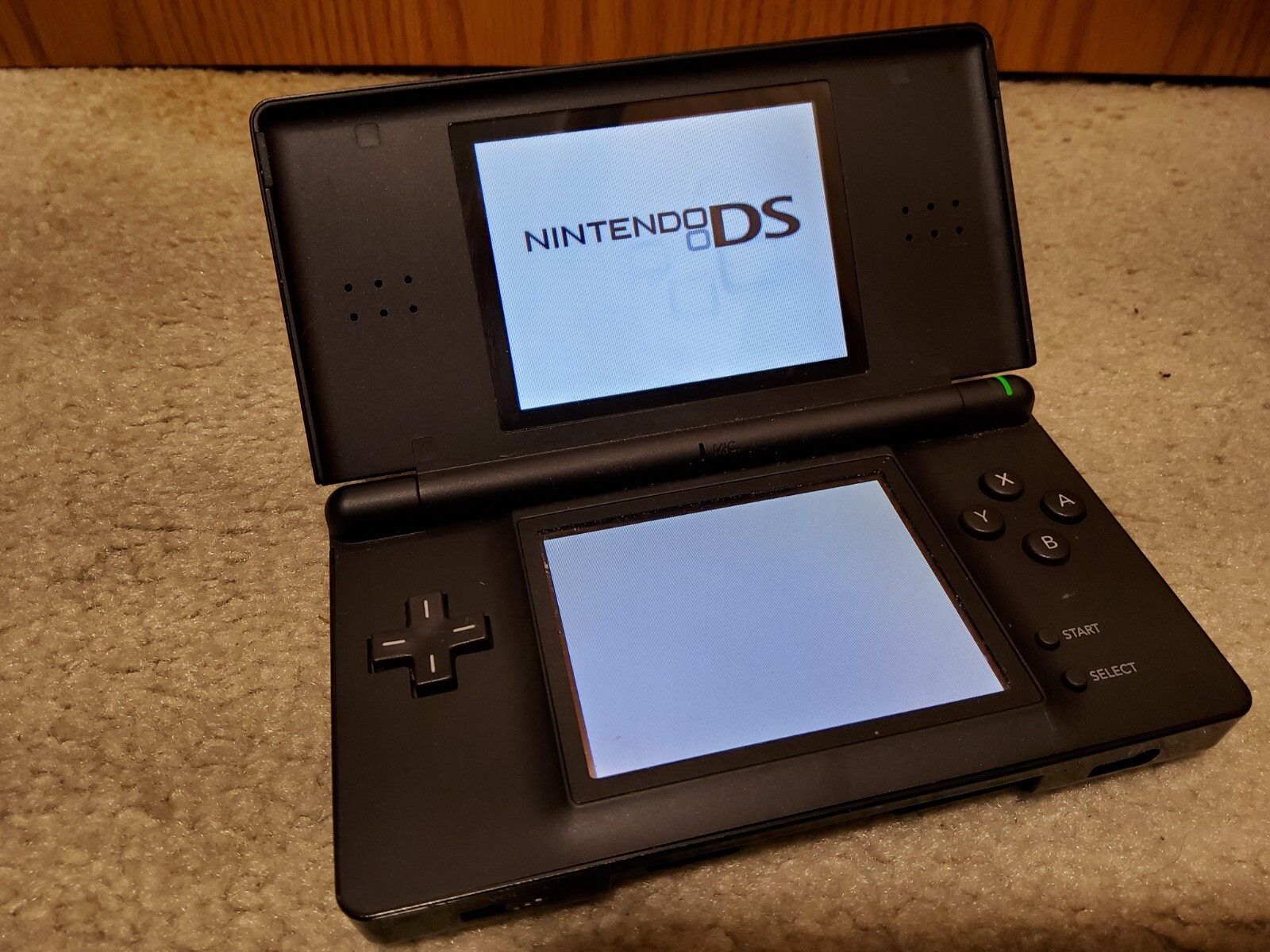 Nintendo DS Lite Black Bundle w/ Charger, Mario, G-Pak, Gamer Cases, 8 games