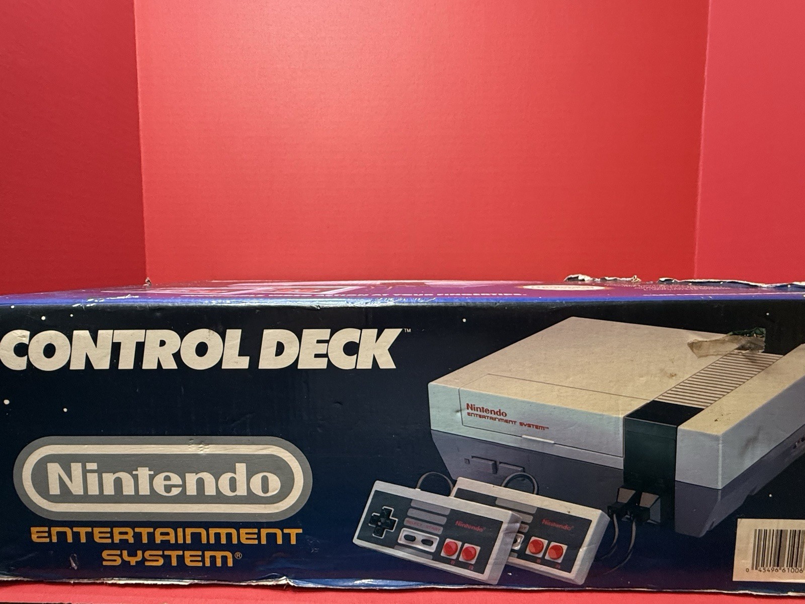 Vintage 1985 Nintendo Control Deck Super Mario Brothers Version With Box Manual