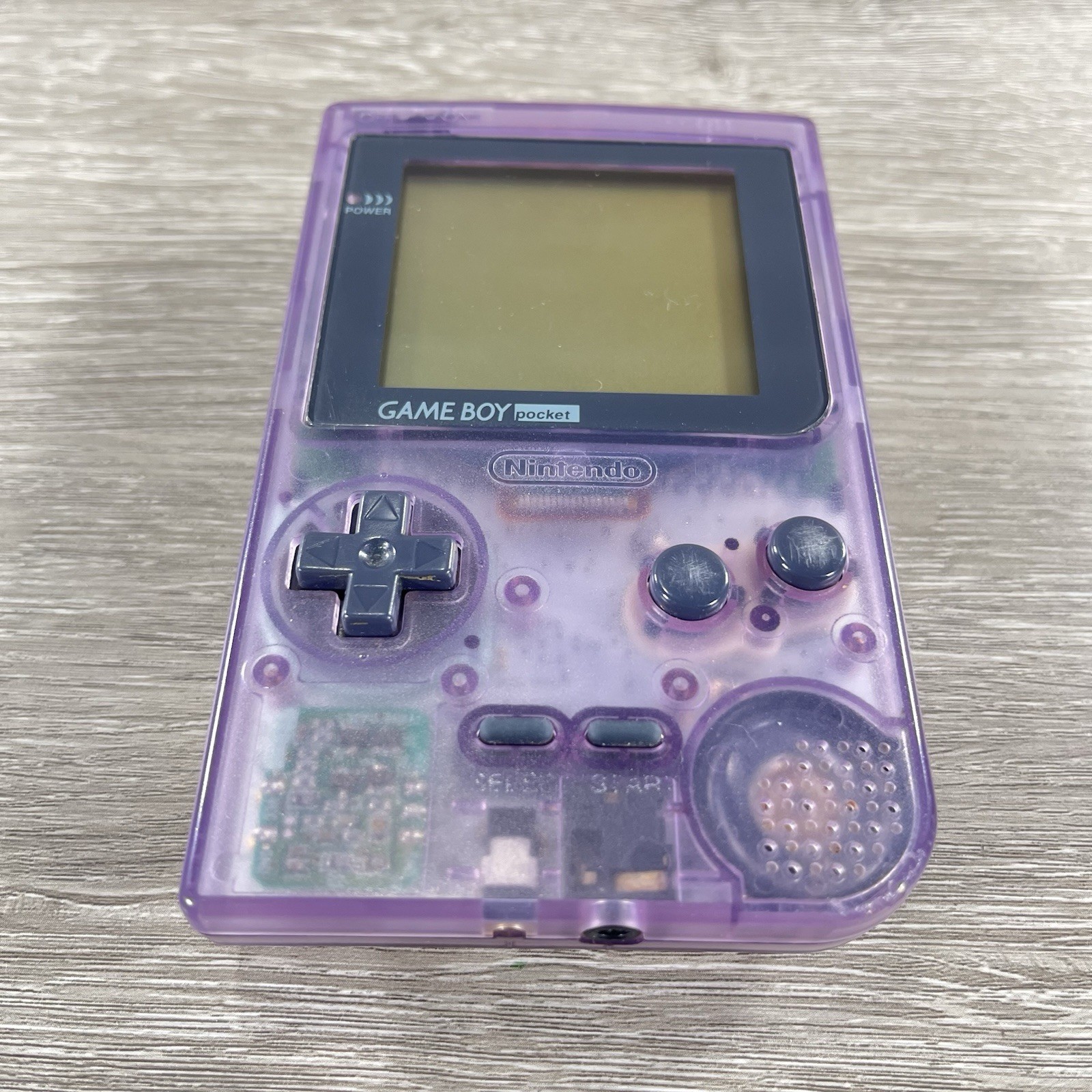 Nintendo Gameboy Pocket Atomic Purple MGB-001 Tested Working