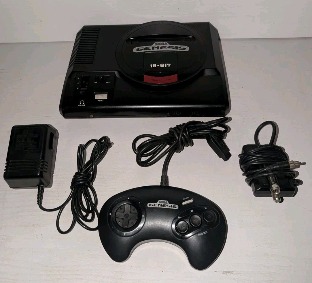 Sega Genesis Model 1 Console Bundle Tested Working OEM Controller AV Power
