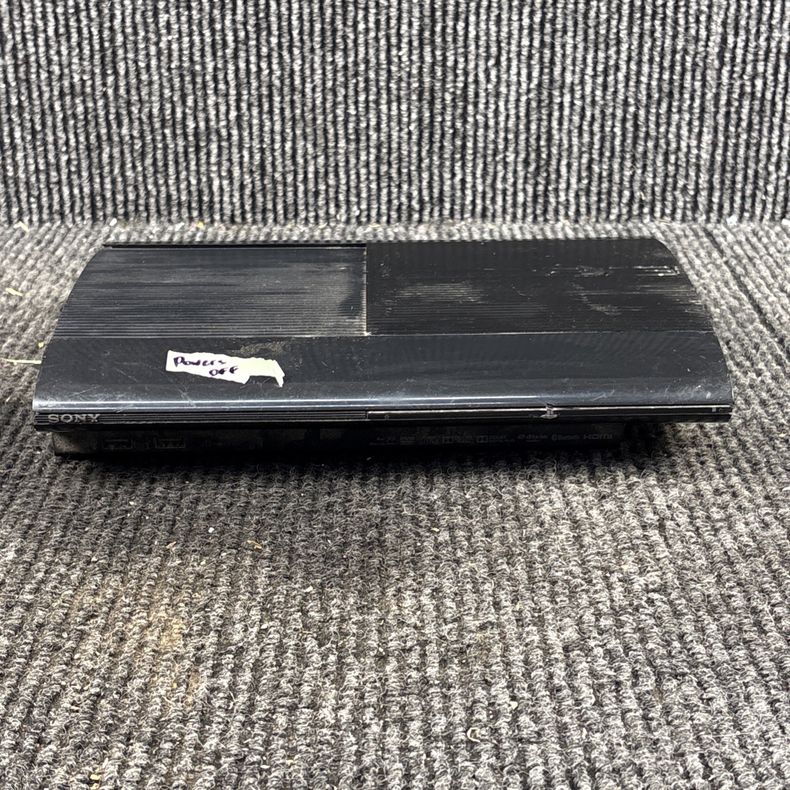 Sony PlayStation 3 Super Slim CECH-4201A NTSC-U/C Black FOR PARTS / NOT WORKING