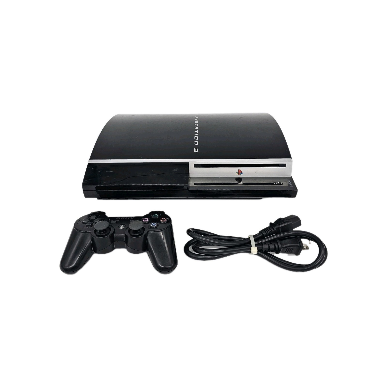 Sony Playstation 3 PS3 Fat Samsung 160GB CECHP01 Console Cord Controller Tested