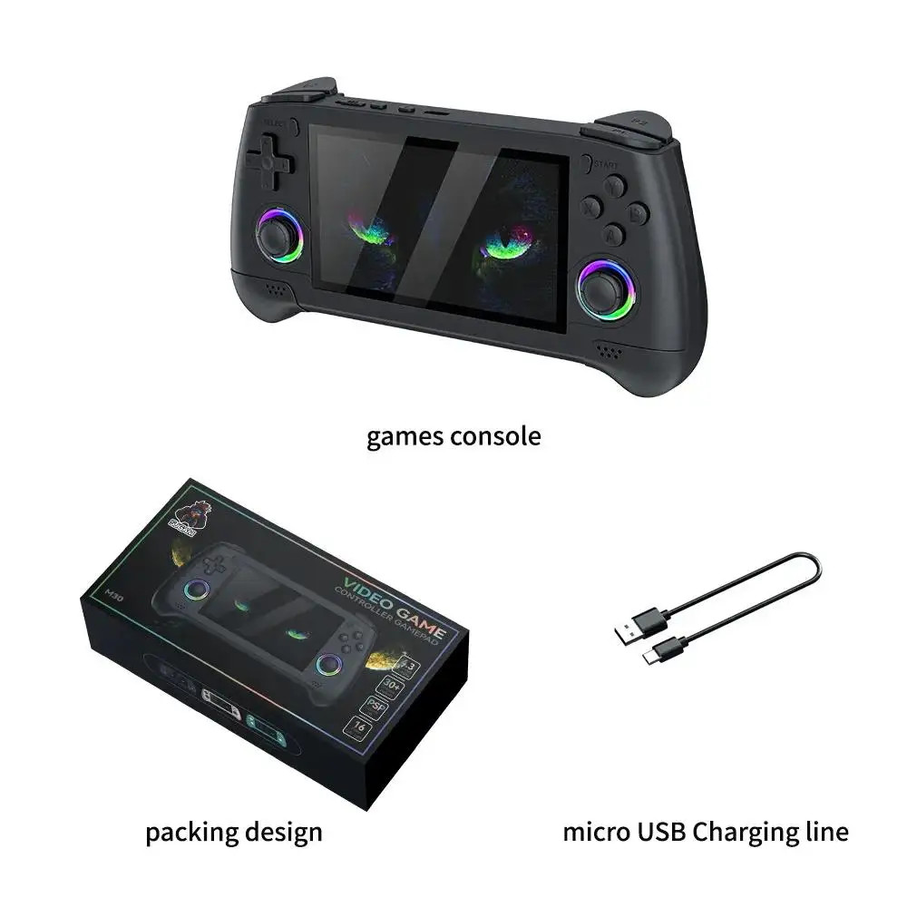 M30 Classic Mini Portable Handheld Game Console 4.3 Inch Screen Gaming Player