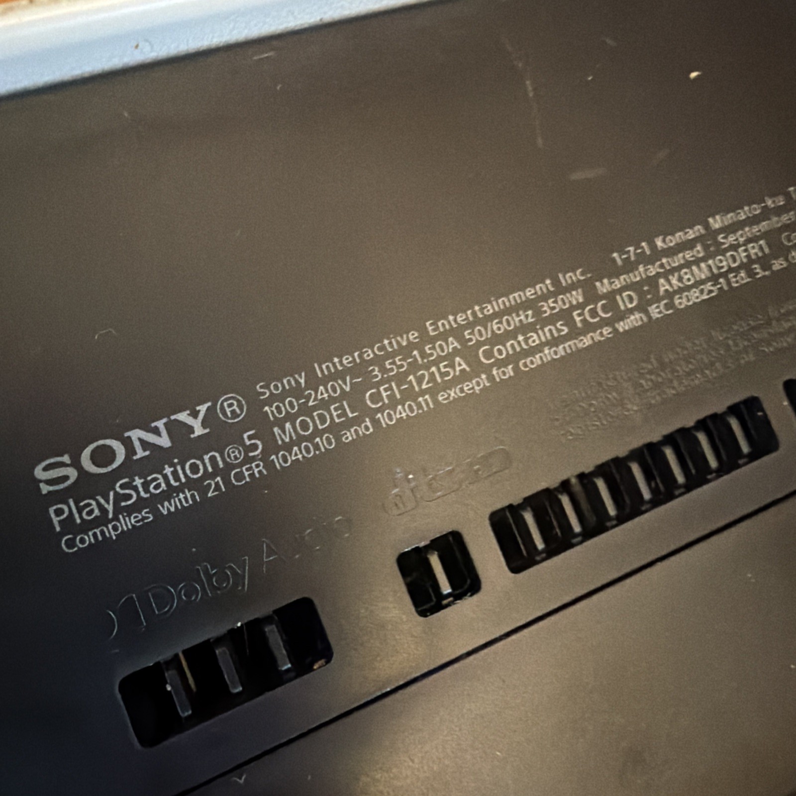 Sony PS5 Disc Edition Console Powers On Won’t Load To TV Bad HDMI? 825gb