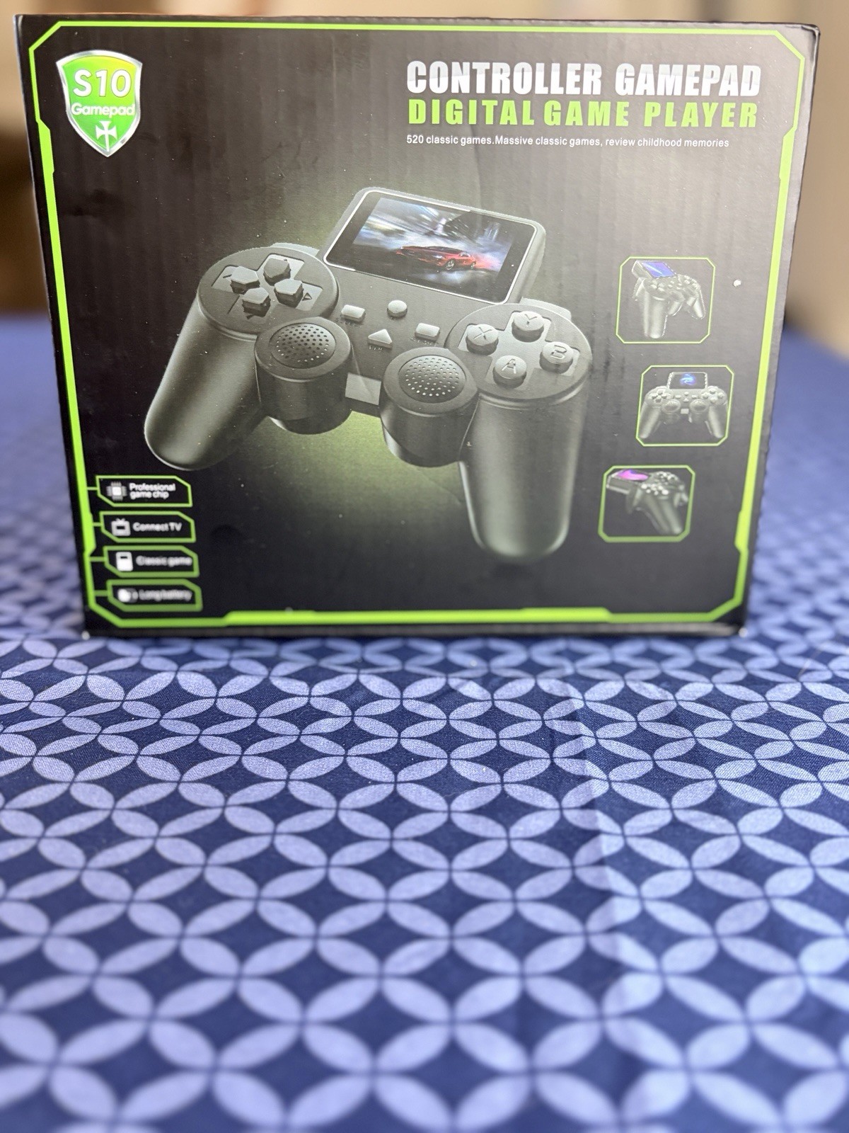 S10 Gamepad Handheld System Black HDMI 520 Games HD Screen Dual Play Convertible