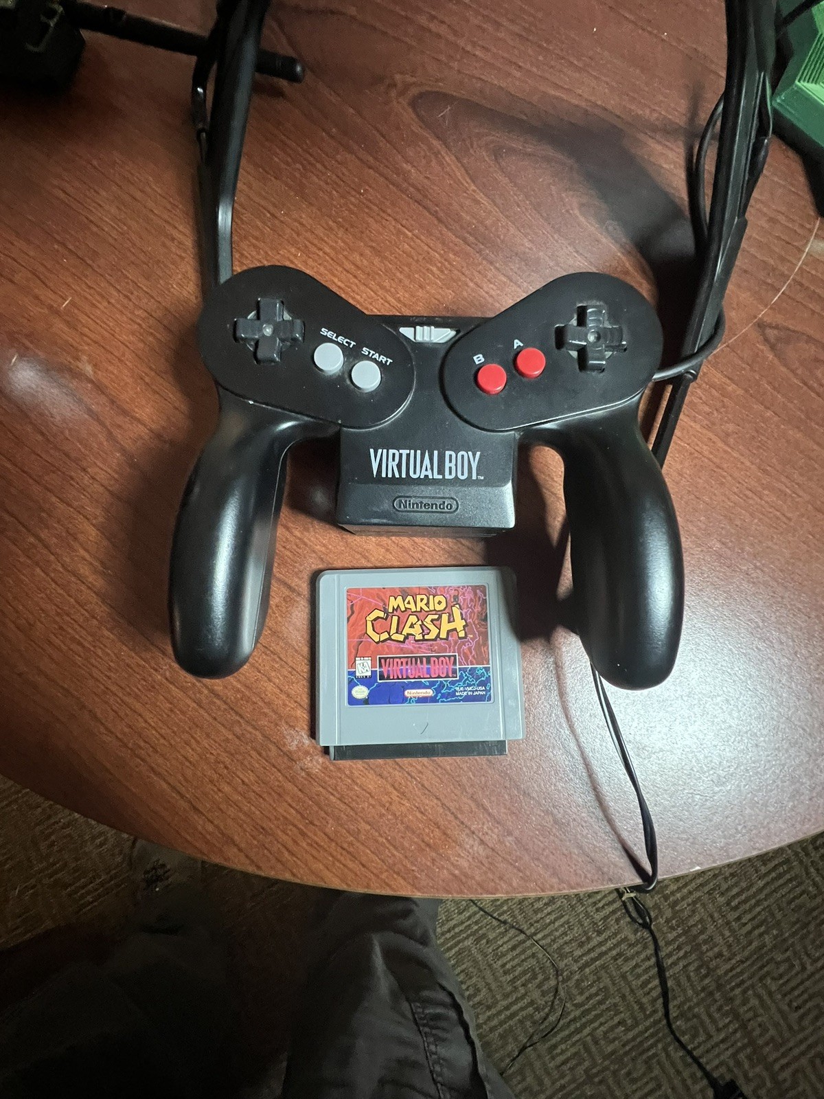Nintendo Virtual Boy Console Set for Parts/Repair. Power supply included