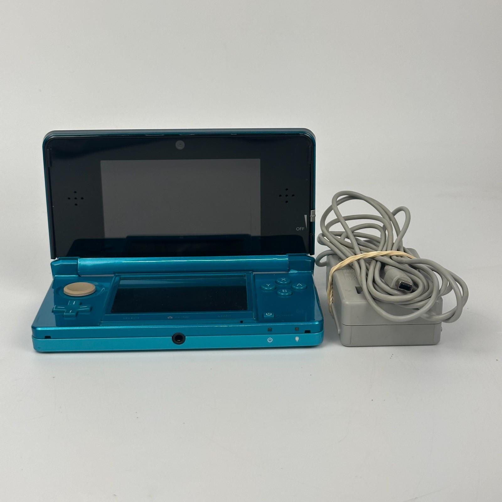 Nintendo 3DS CTR-001 USA Console Aqua Blue READ DESCRIPTION!!