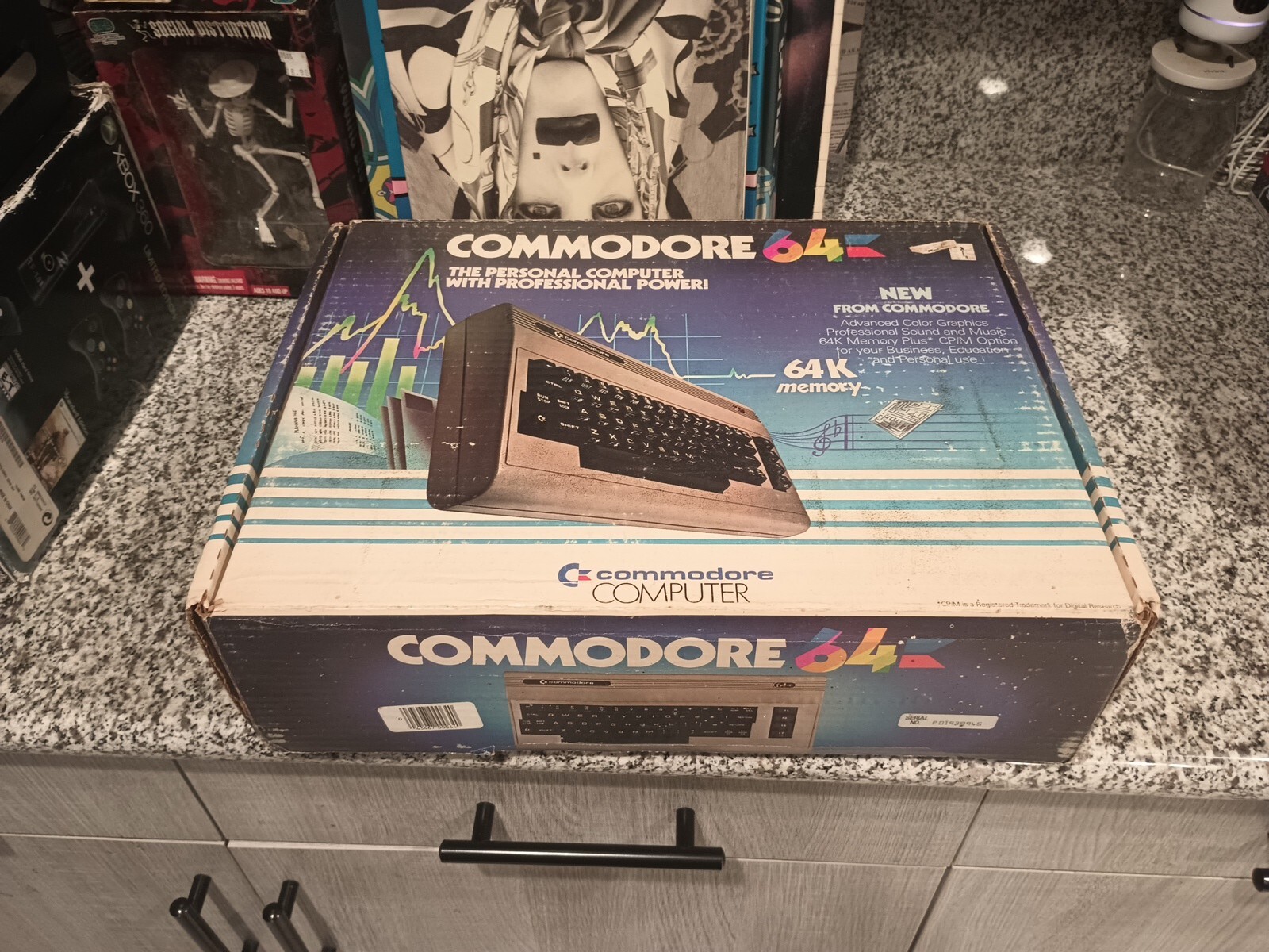Commodore 64 Computer Original Box No Cords No Control