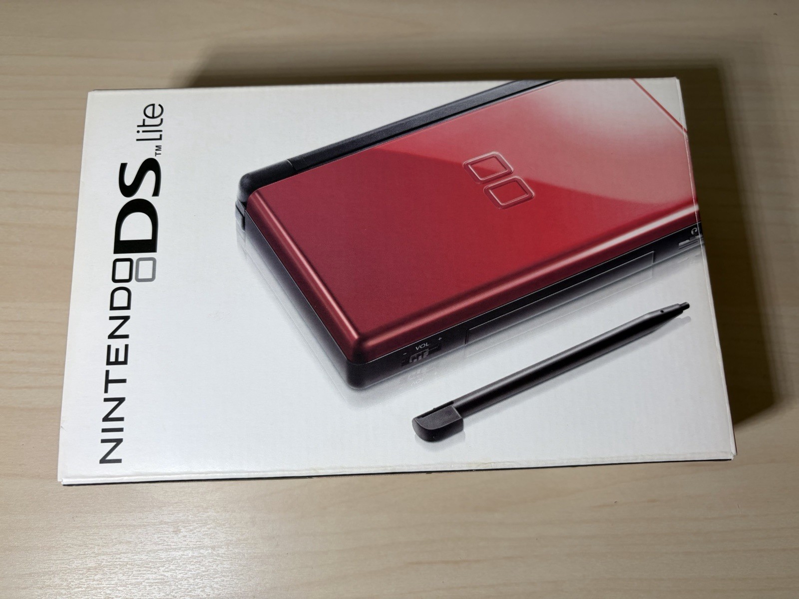 Mint Box – Nintendo DS Lite – Crimson Red Black – Console – Complete – Very Good