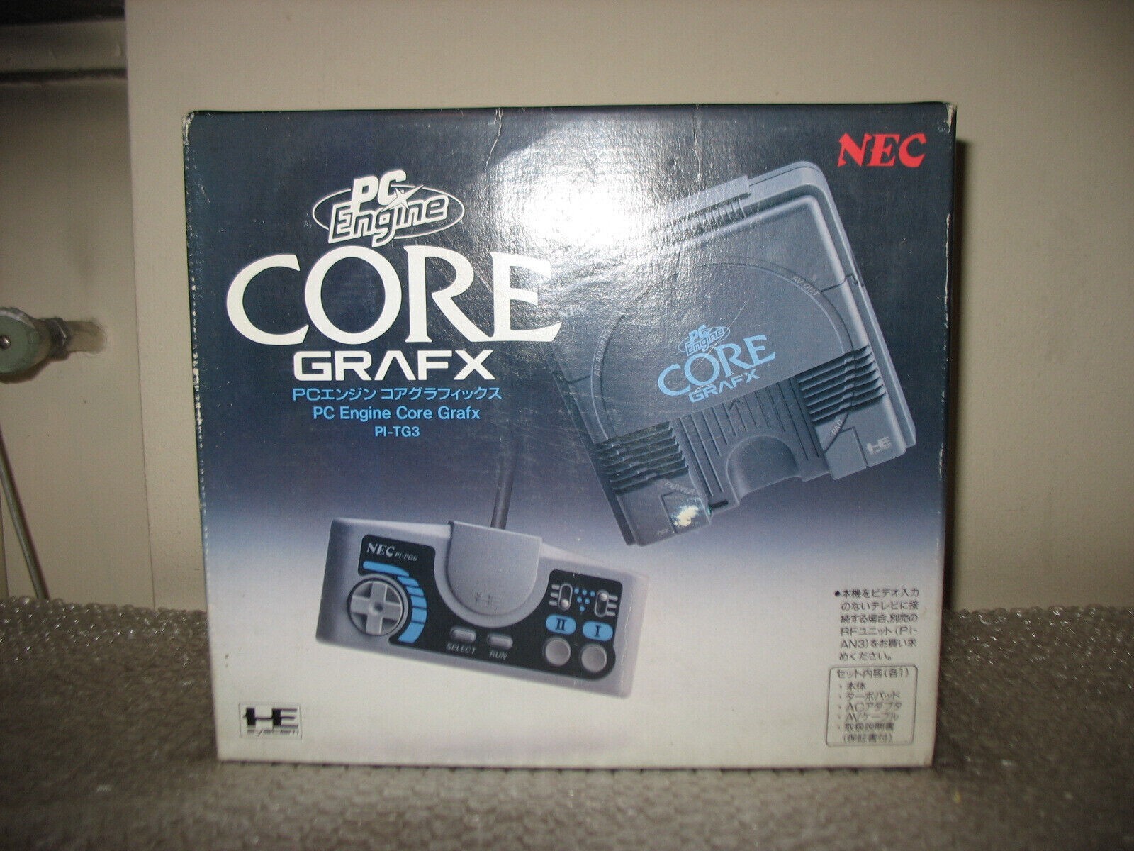 BOXED PC ENGINE CORE GRAFX 1 CONSOLE JAP IMPORT!