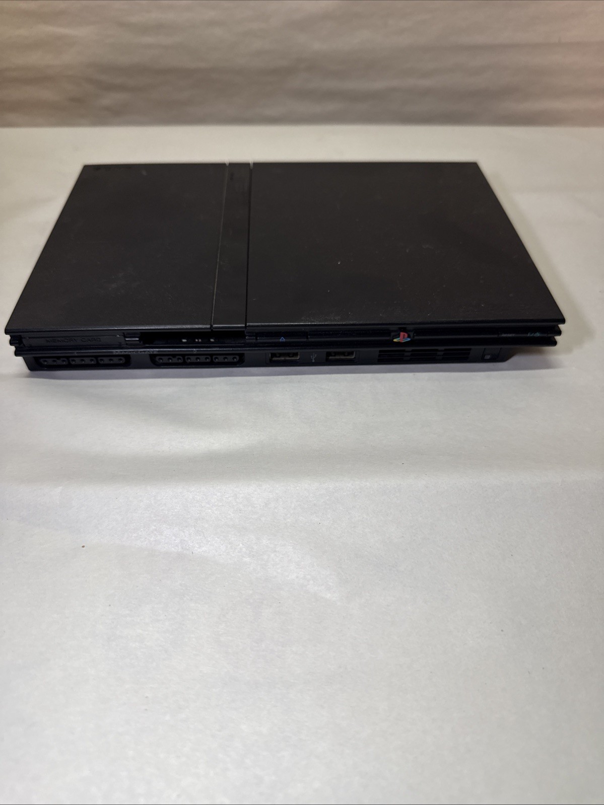Sony PlayStation 2 PS2 Slim Black Console SCPH-75001 For Parts or Repair Console