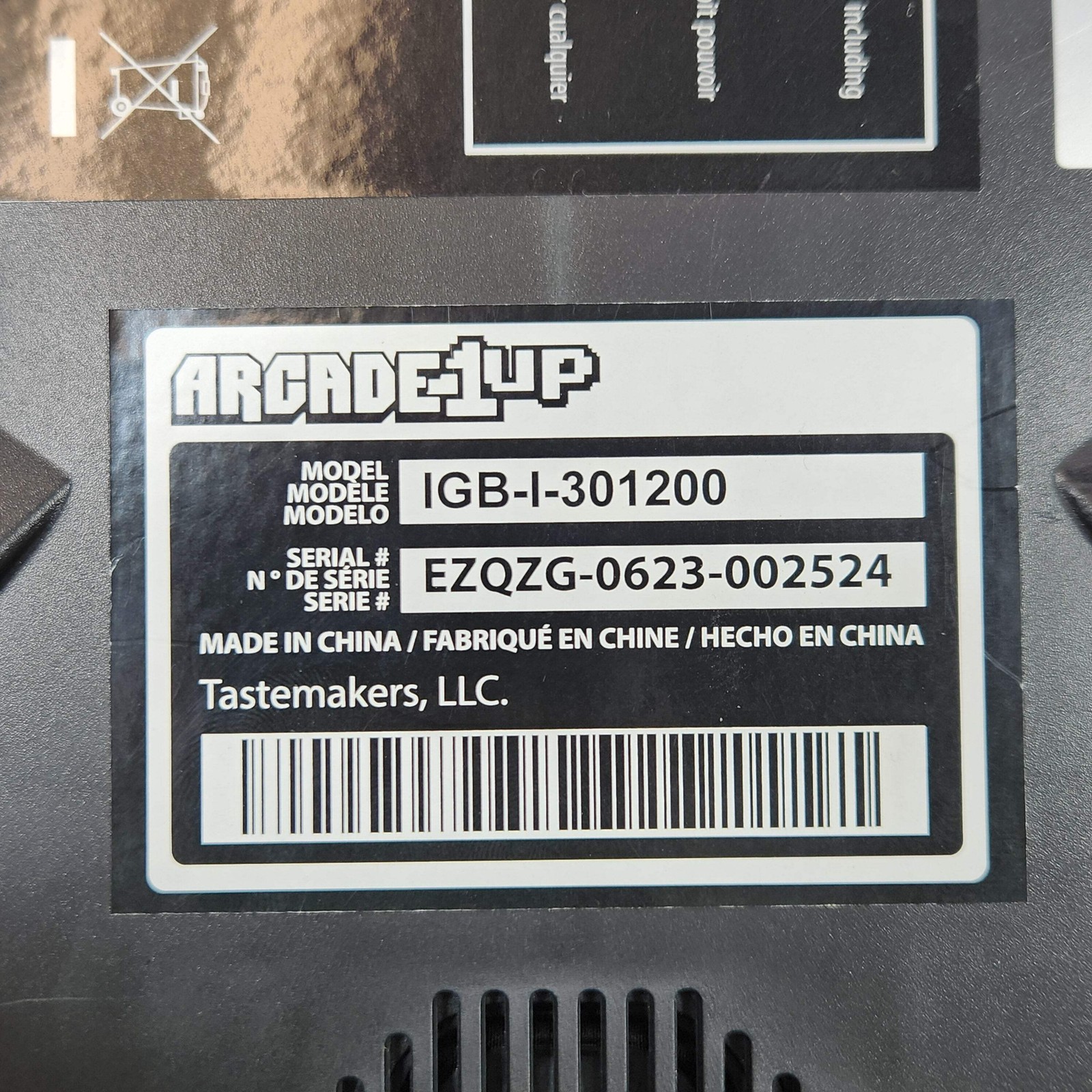 Arcade1Up Infinity Game Board Black IGB-I-301200