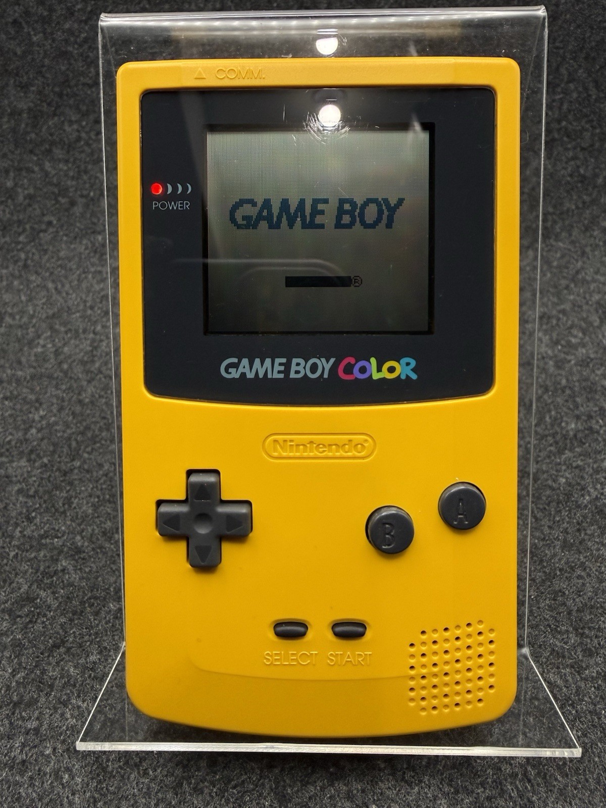 Nintendo Game Boy Color Dandelion Yellow 100% OEM CGB-001 Cleaned & TESTED