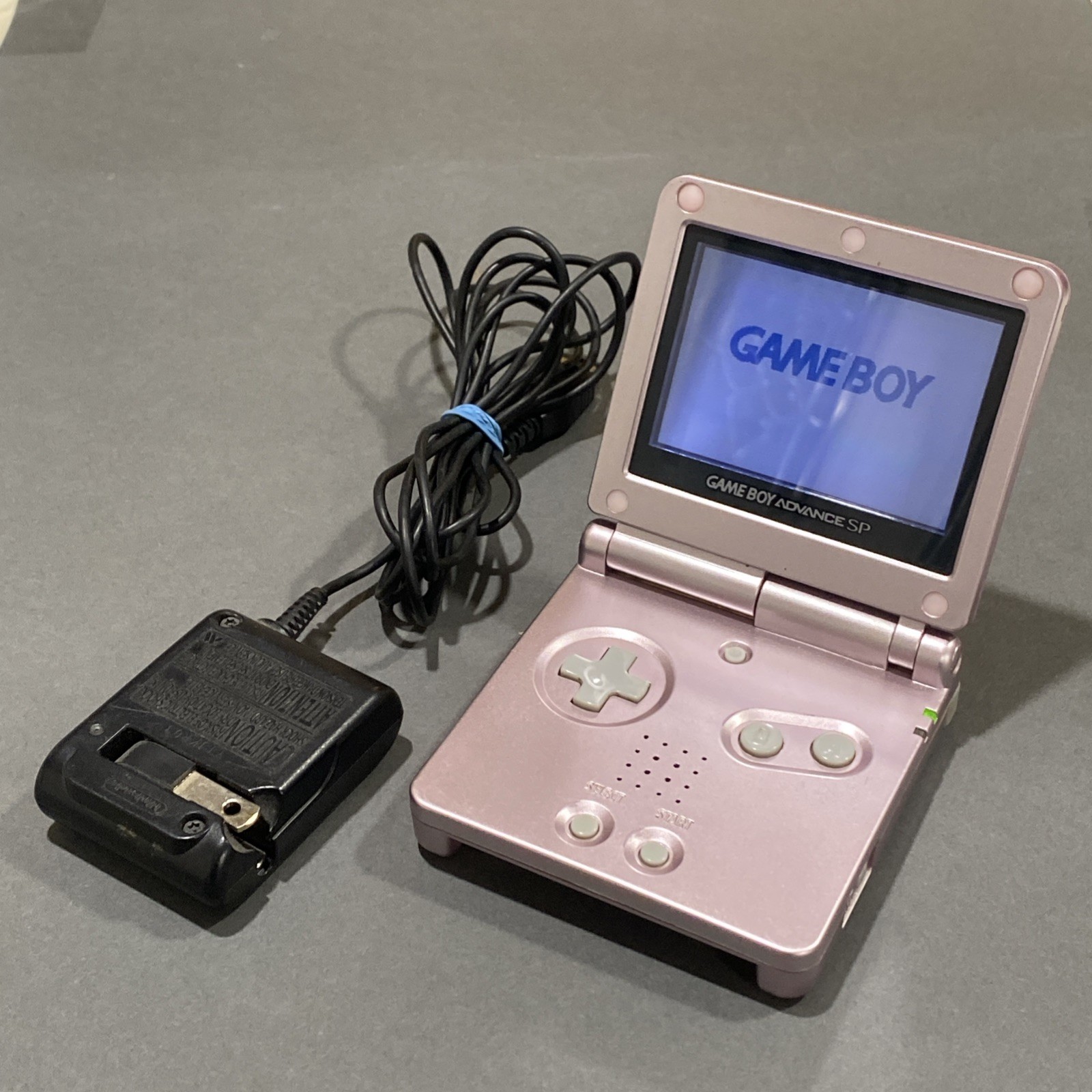 Nintendo Gameboy Advance GBA SP Handheld System Pearl Pink Model AGS-001 Tested