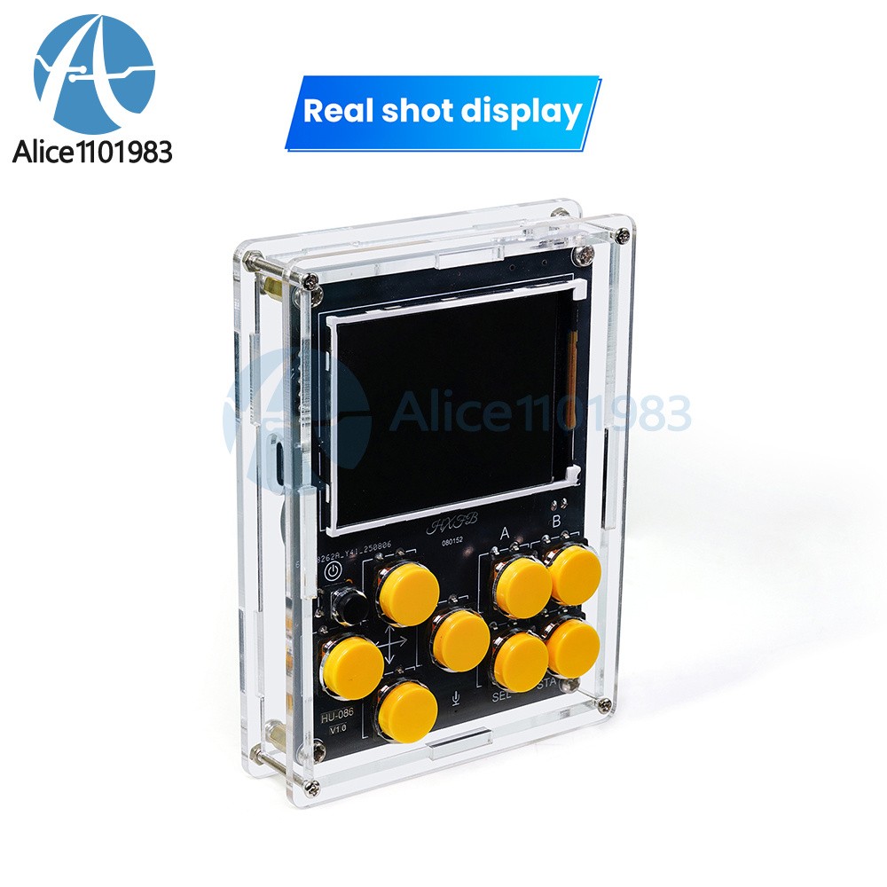LCD Game Console DIY Kit Multifunction Weather Clock Xiaozhi AI Robot Soldering