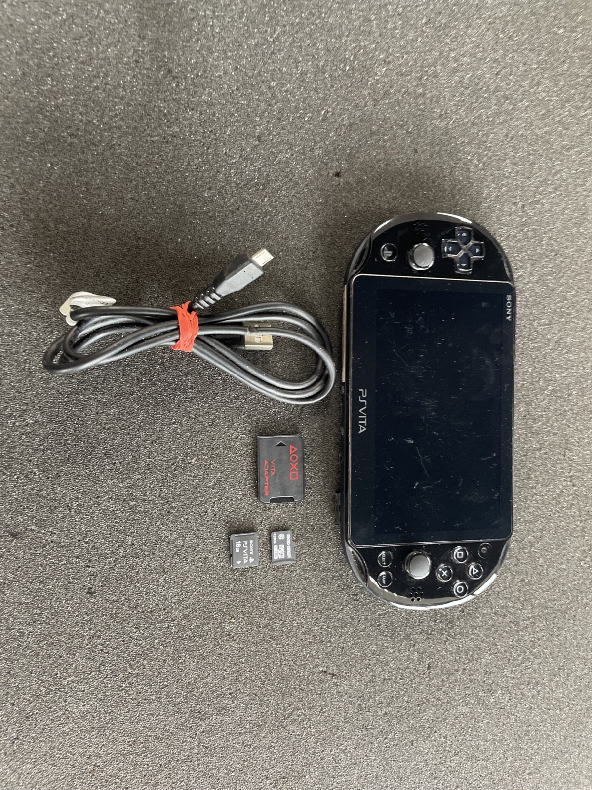 Sony PS Vita 2000 PCH-2001 Handheld 16 GB Memory Card, Adapter, Micro SD Card