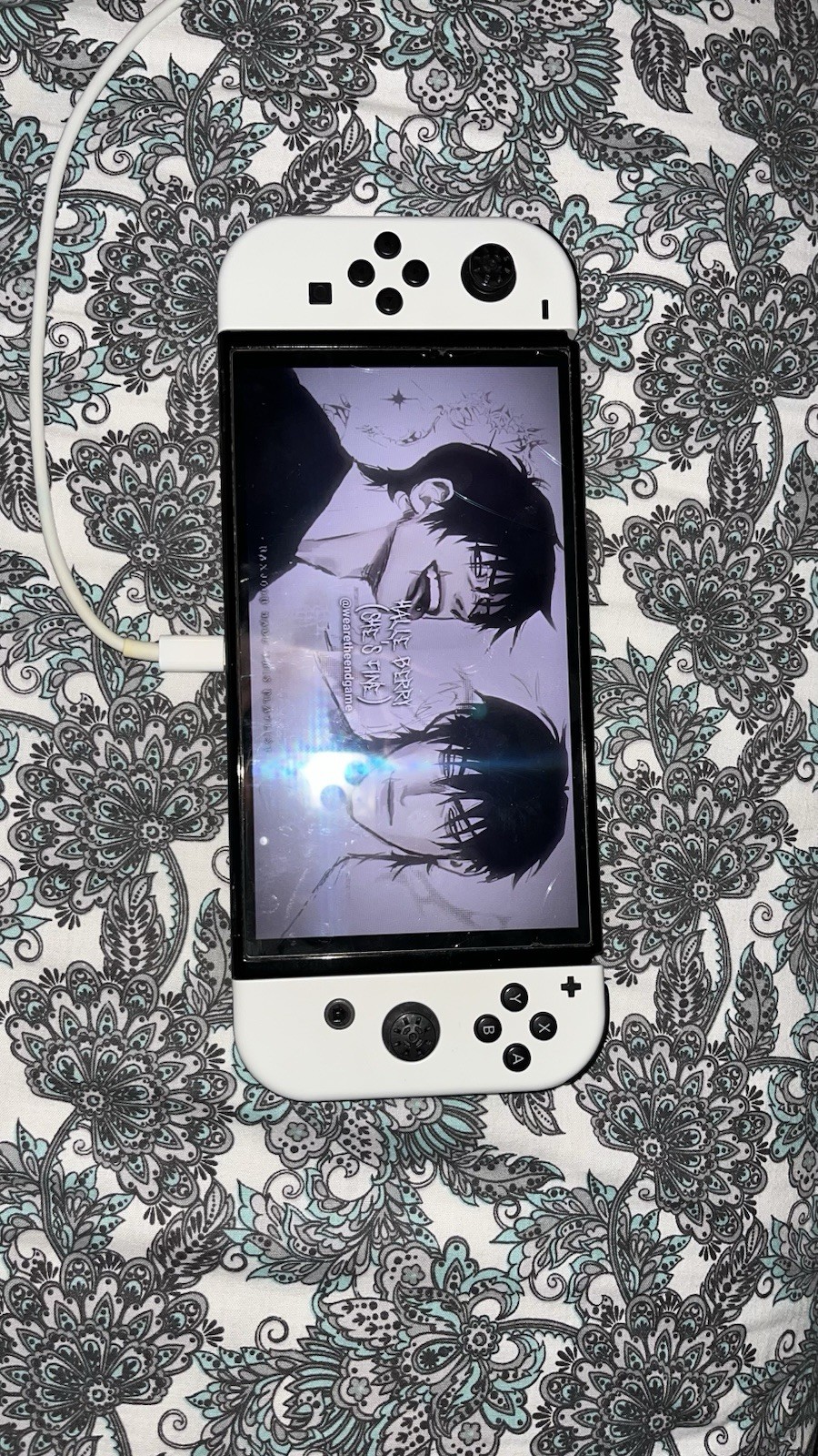 Nintendo Switch OLED White Handheld Dockable Console