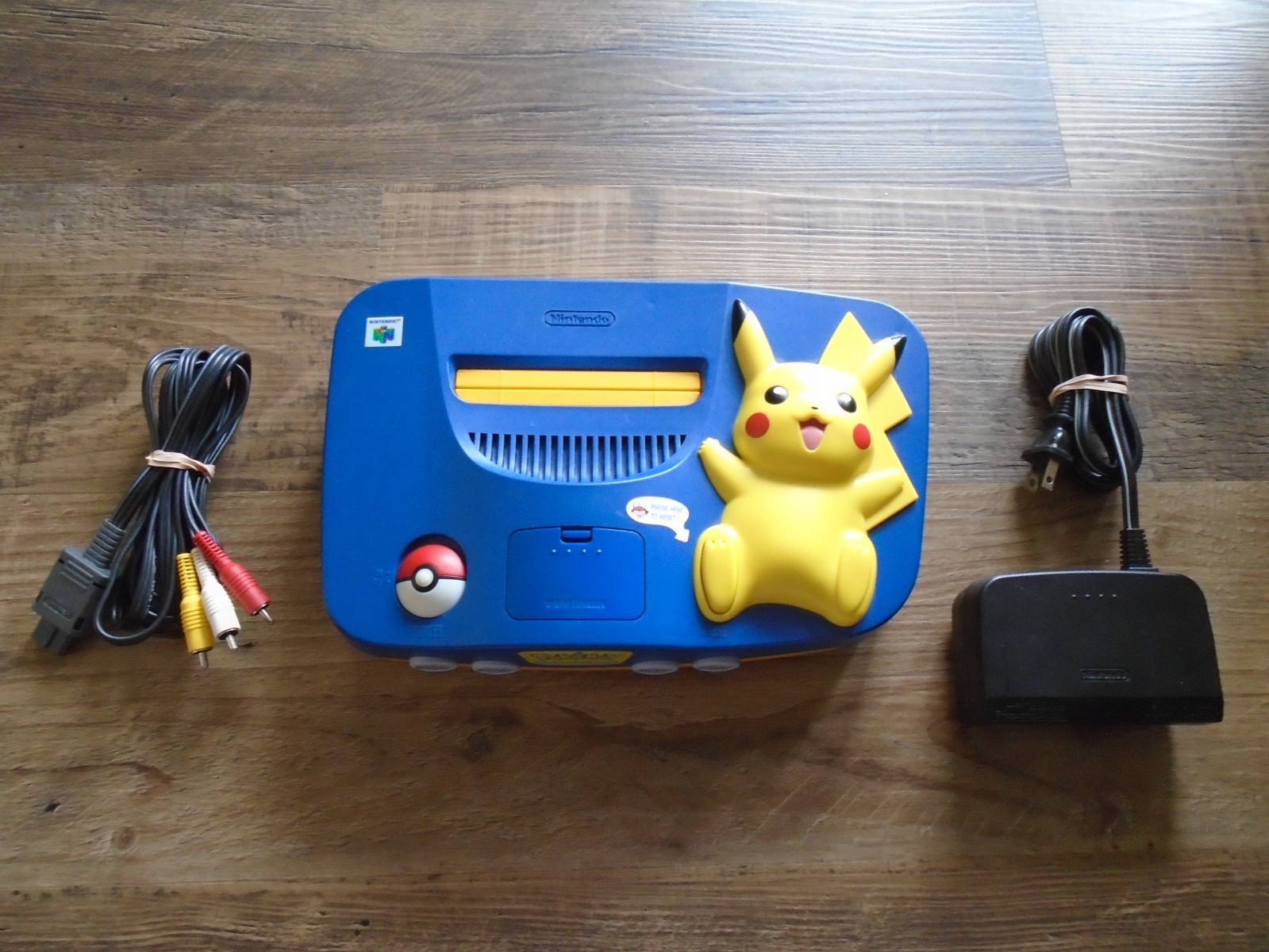 SEMI-WORKING Nintendo 64 N64 Pokemon Pikachu Edition Console FOR REPAIR READ USA