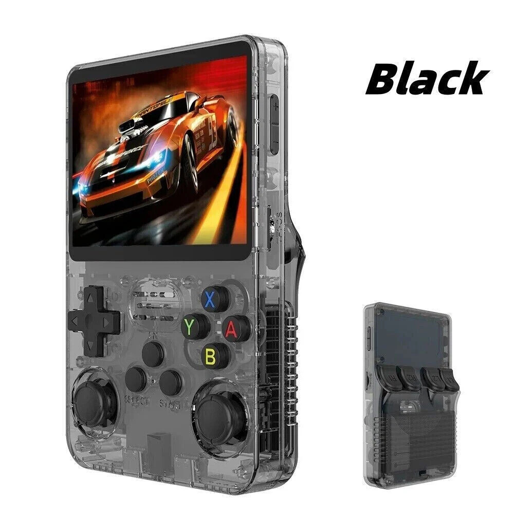 128GB, R36S Retro Handheld Video Game Console 20000 Games 3.5 Inch IPS Scree