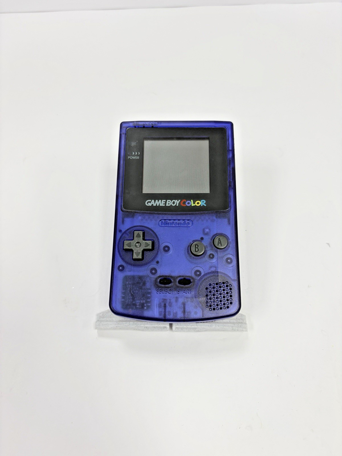 Refurbished Nintendo Game Boy Color Clear Purple Handheld System