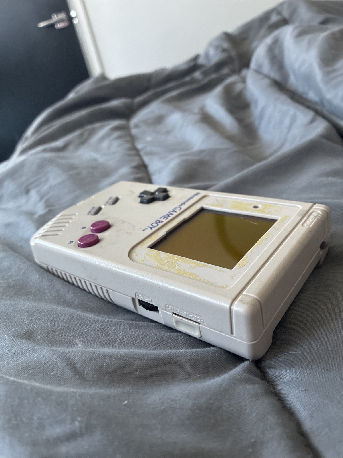 1989 Nintendo Game Boy DMG-01 ORGINAL Gray Console FOR PARTS / REPAIR/DISPLAY