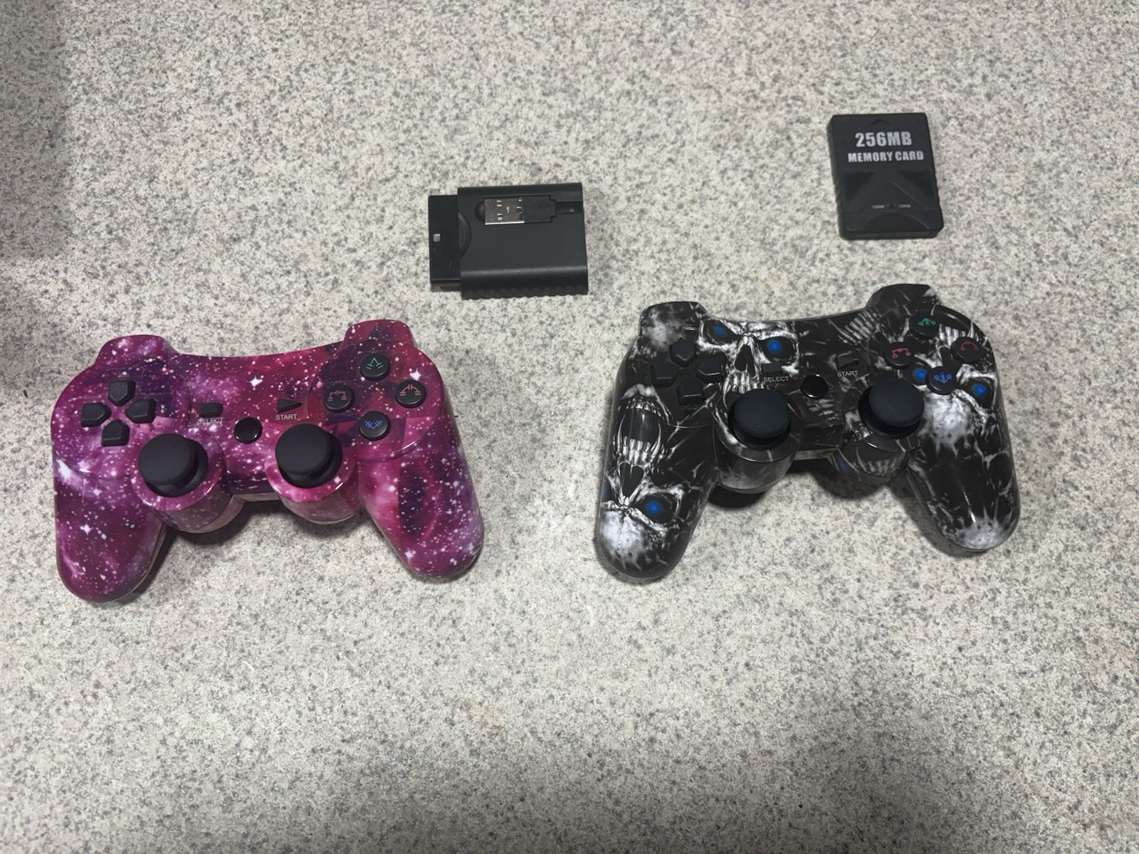 ***CERTIFIED*** Sony PlayStation 2 PS2 SCPH-39001 Bundle 4 Controllers 2x256MB