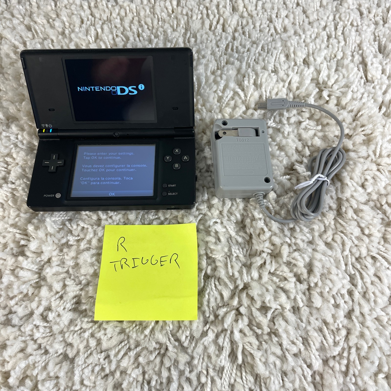Nintendo DSi Black Handheld Console System TWL-001 Read