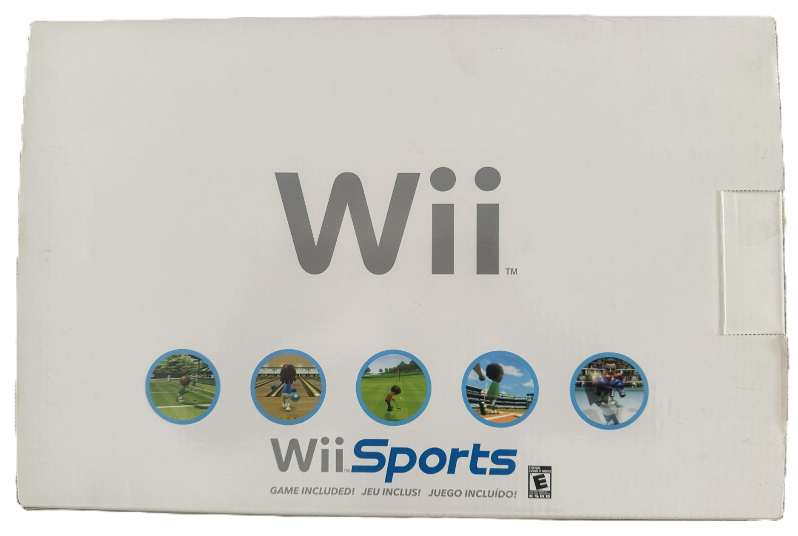 Nintendo Wii Console (White) Bundle + 3 Games