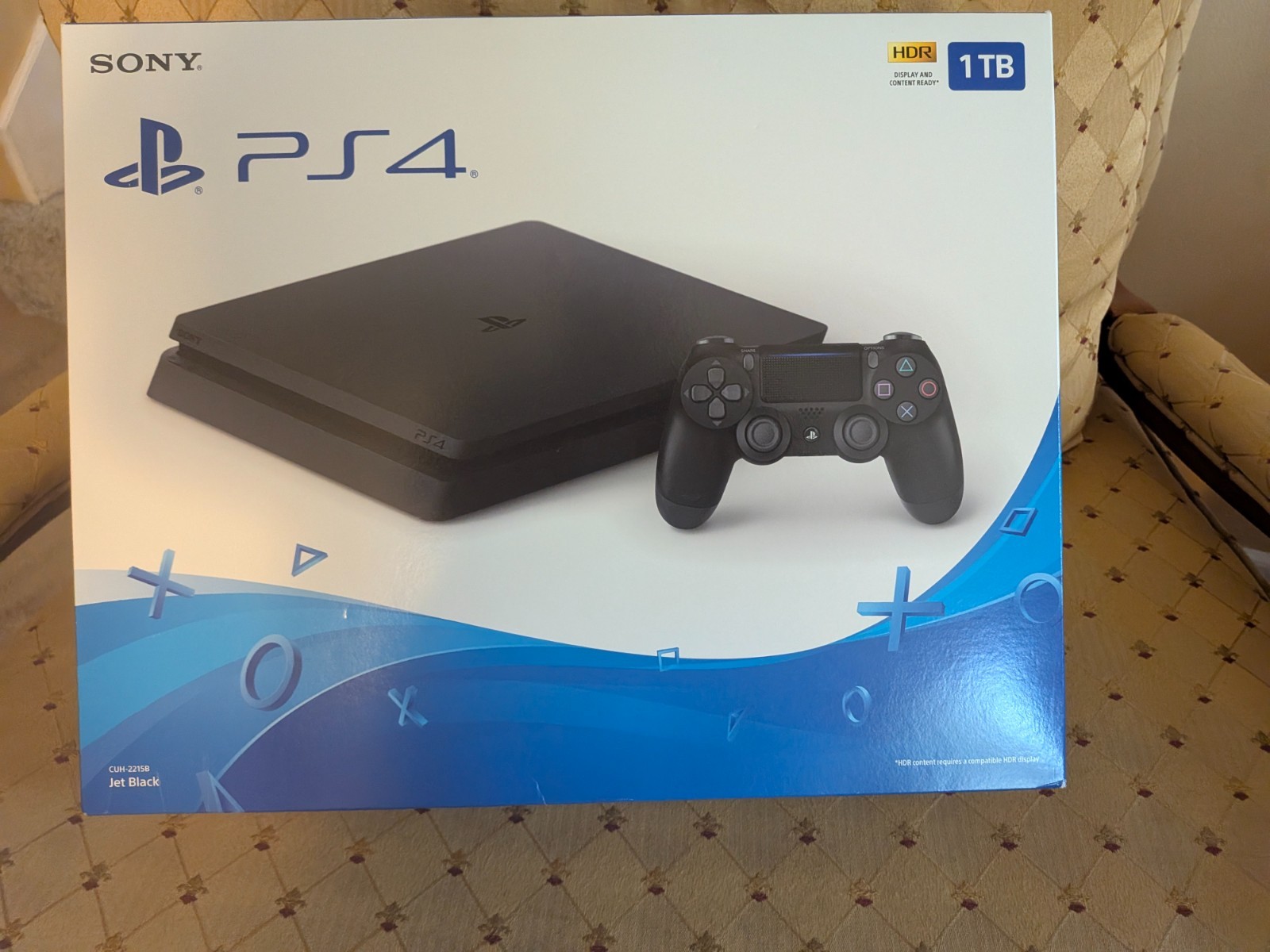 Sony PlayStation 4 Slim 1TB Console System With 6 Game + 2 Controller