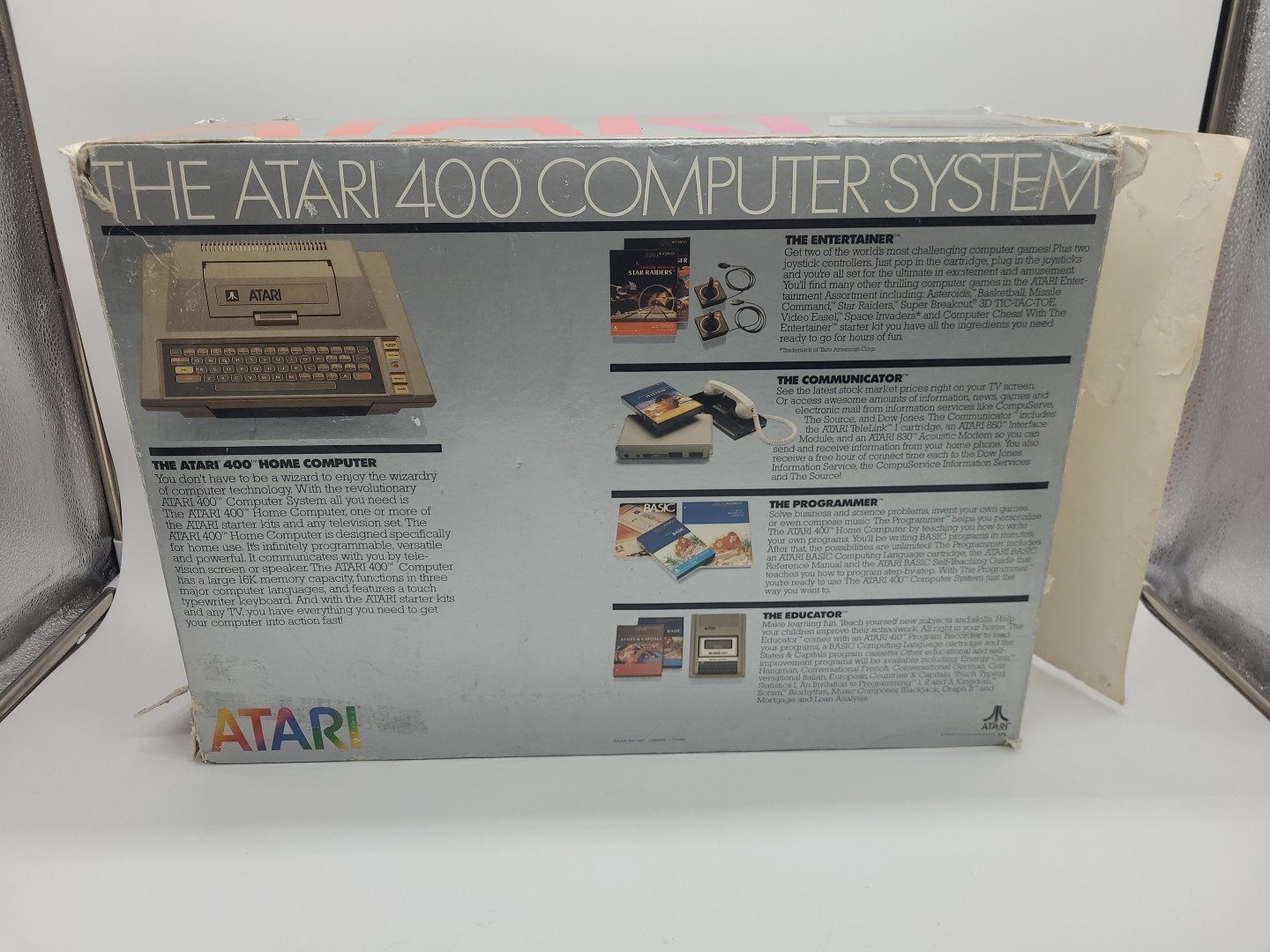 Atari 400 Home Computer Console Complete In The Box Matching Numbers Tested